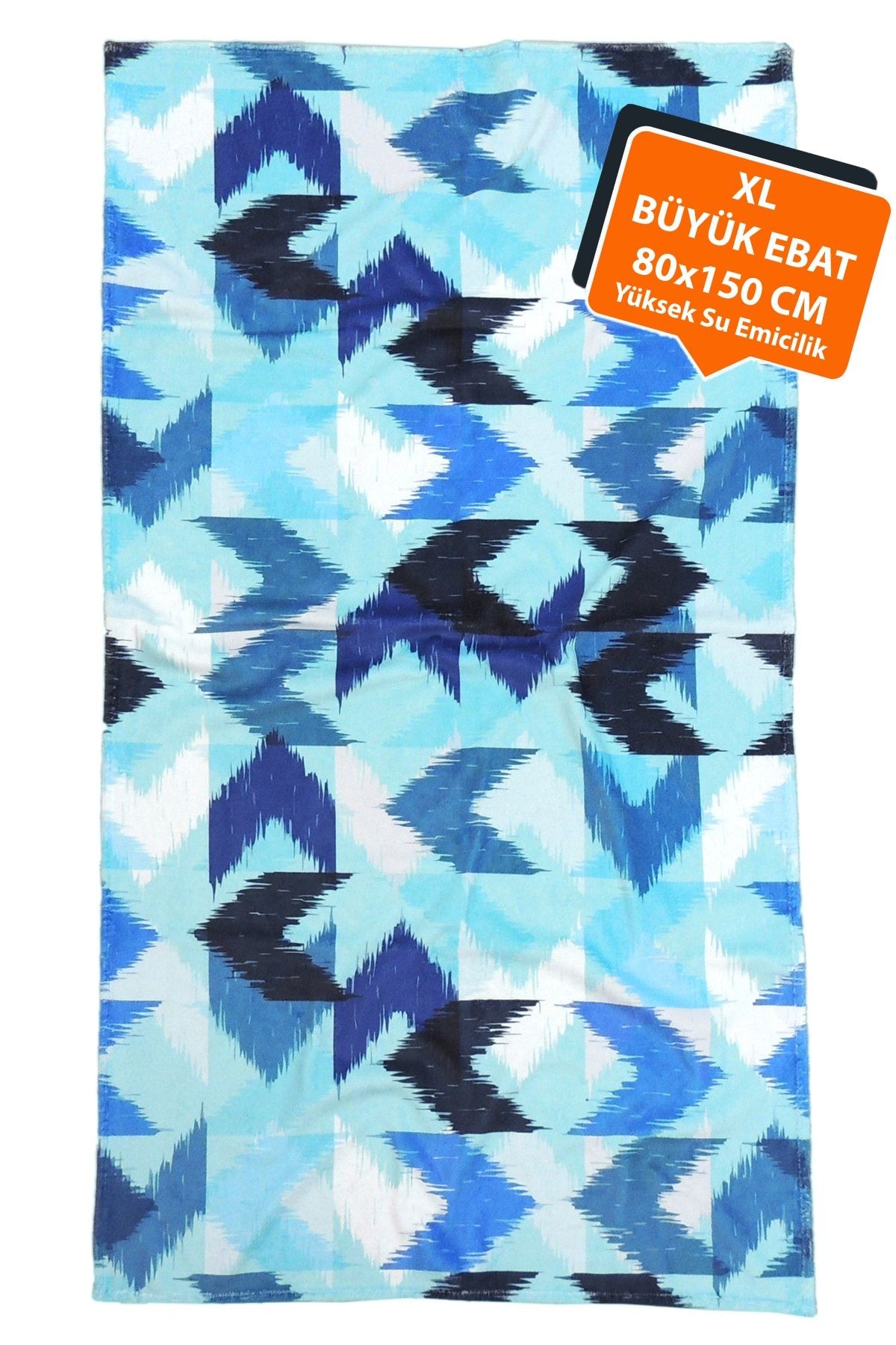 Plaj Havlusu Ethnic Mavi 80x150 cm E43pr0650022hm