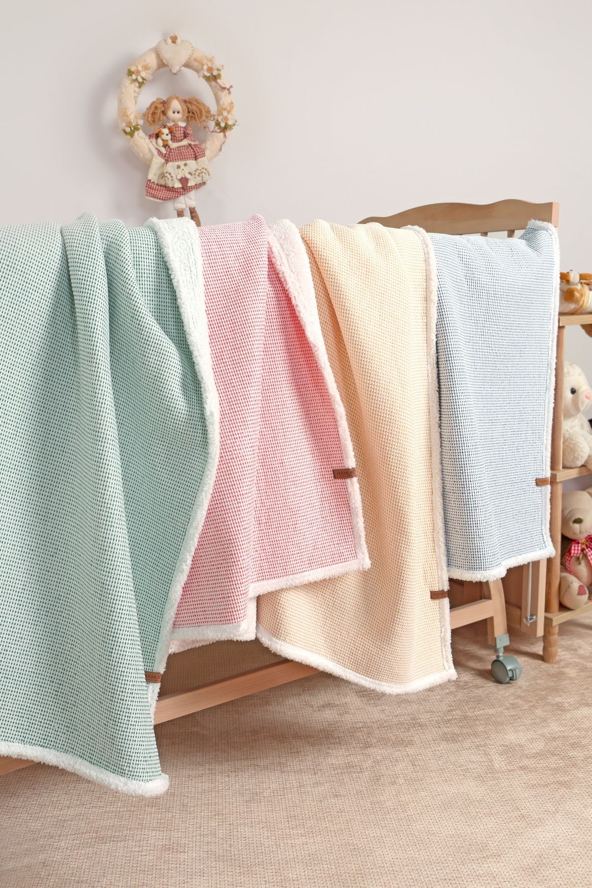 Pouf Bebek BATTANiYE 80x100 cm Alize Yeşil