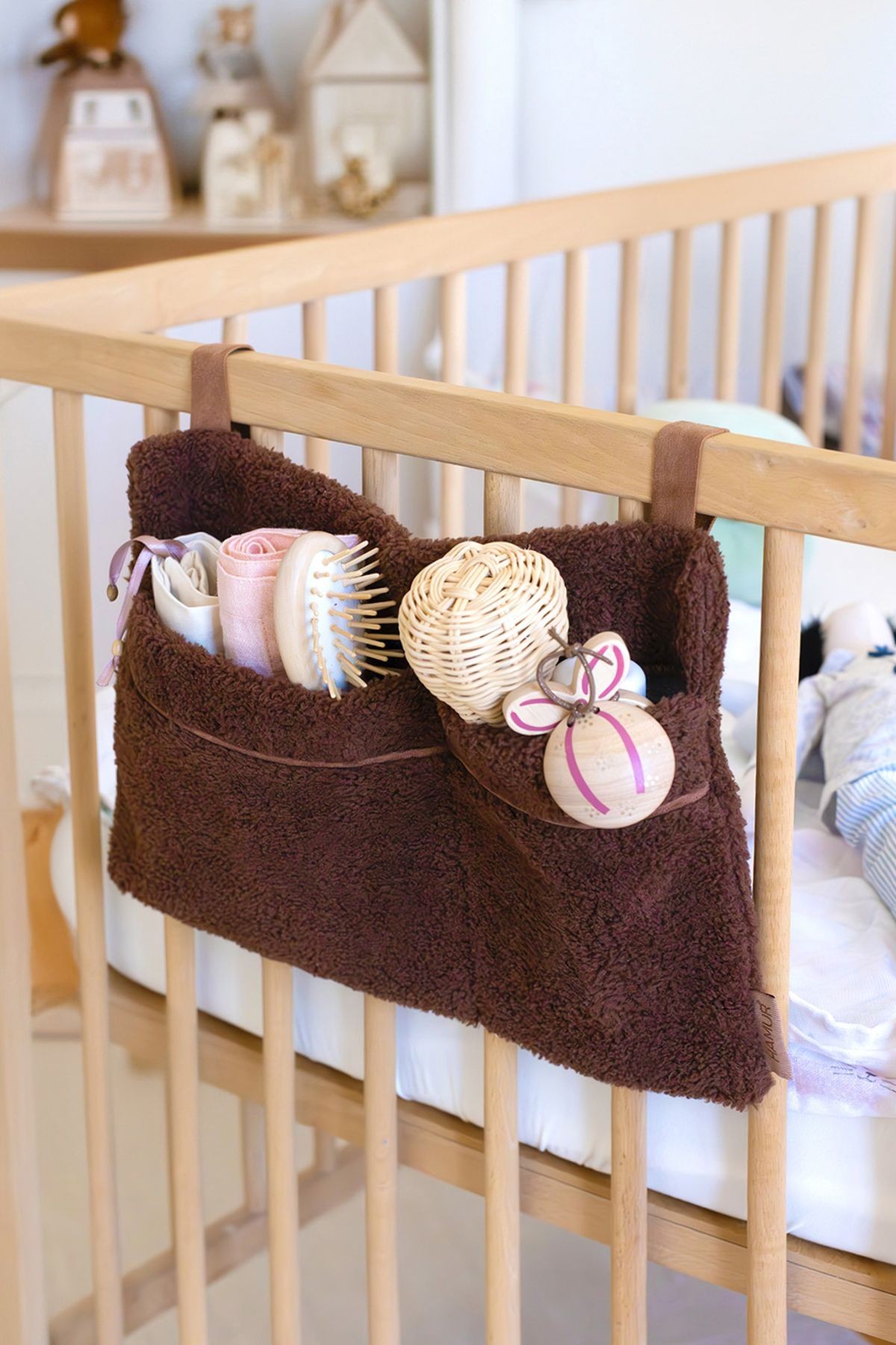 Bebek Askılı Organizer Well KAHVE