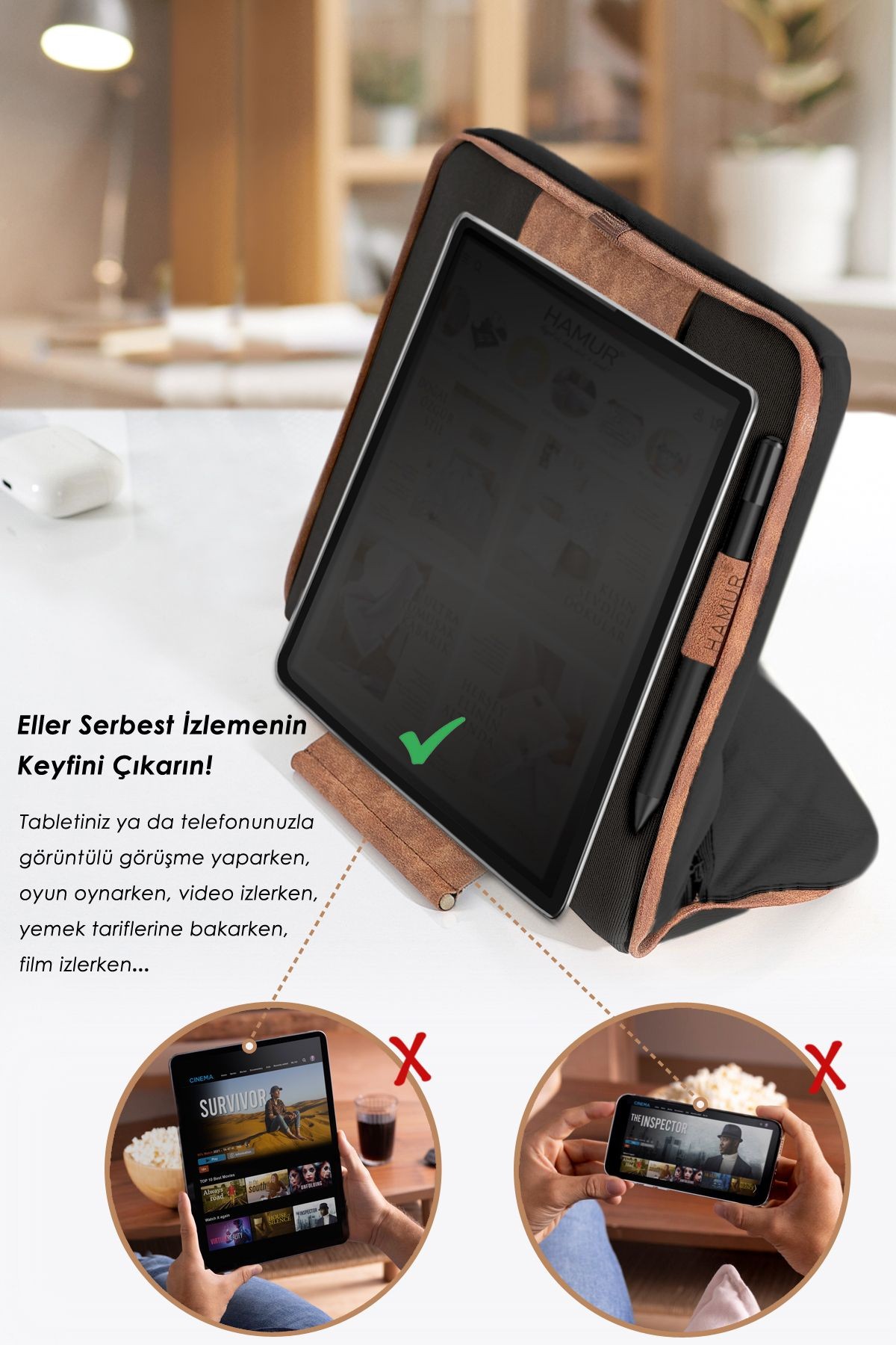 Mousepad Bilek Destekli Ped/Yastık Siyah