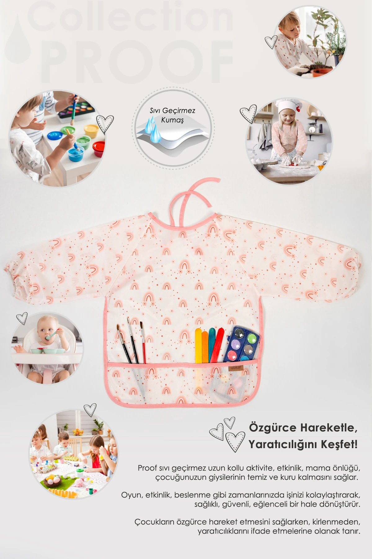 Proof Uzun Kollu Onluk Cream 6-24 Ay