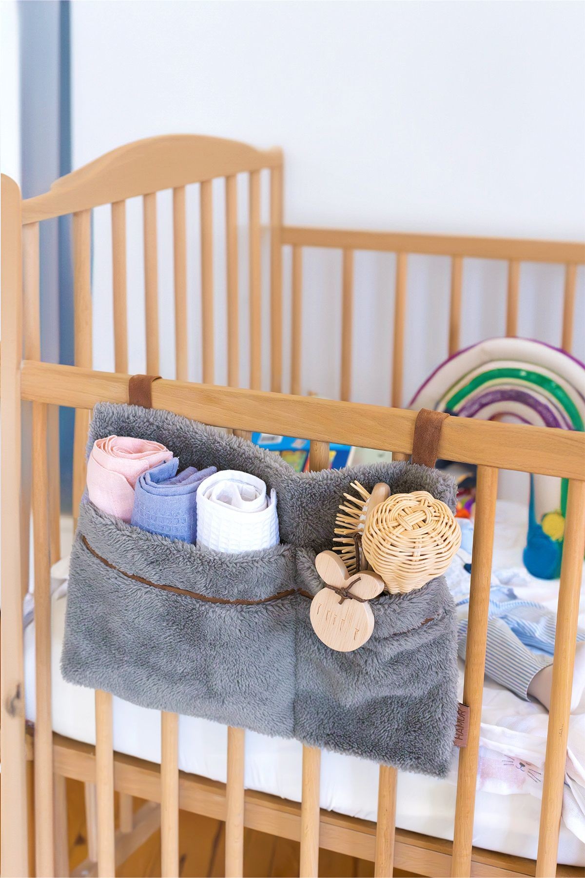 Bebek Askılı Organizer Well GRİ