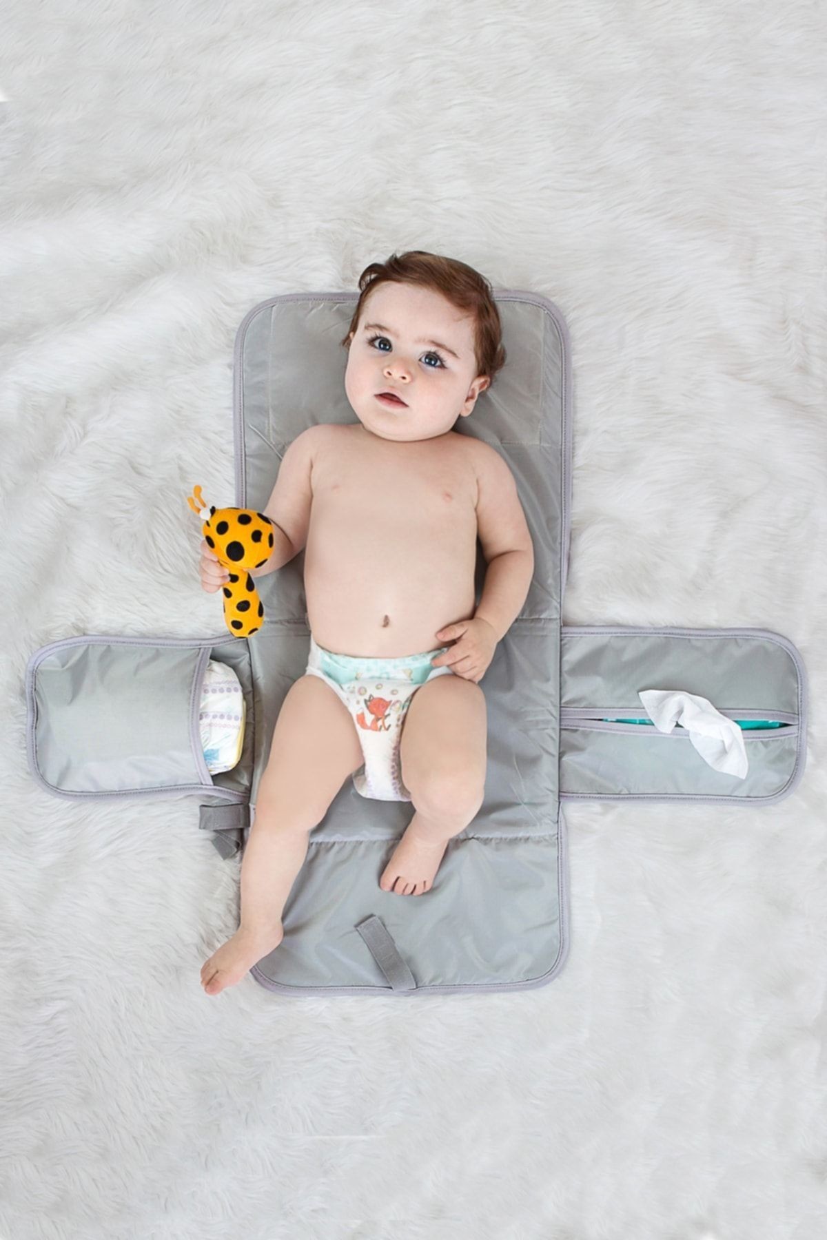 Bebek Alt Açma Minderi Bakım Çantası Baby Girl