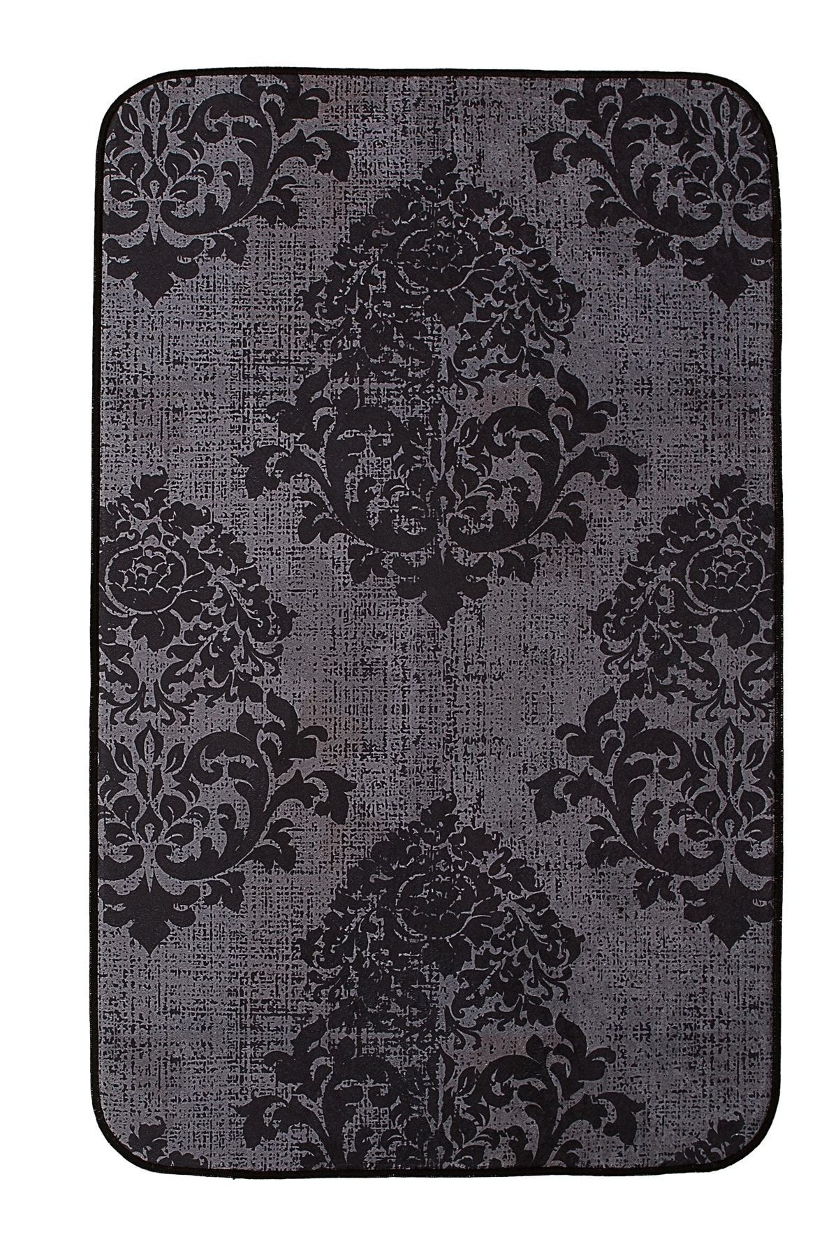 Vintage 75x125 Cm Banyo Paspası Kaymaz Taban Banyo Halısı