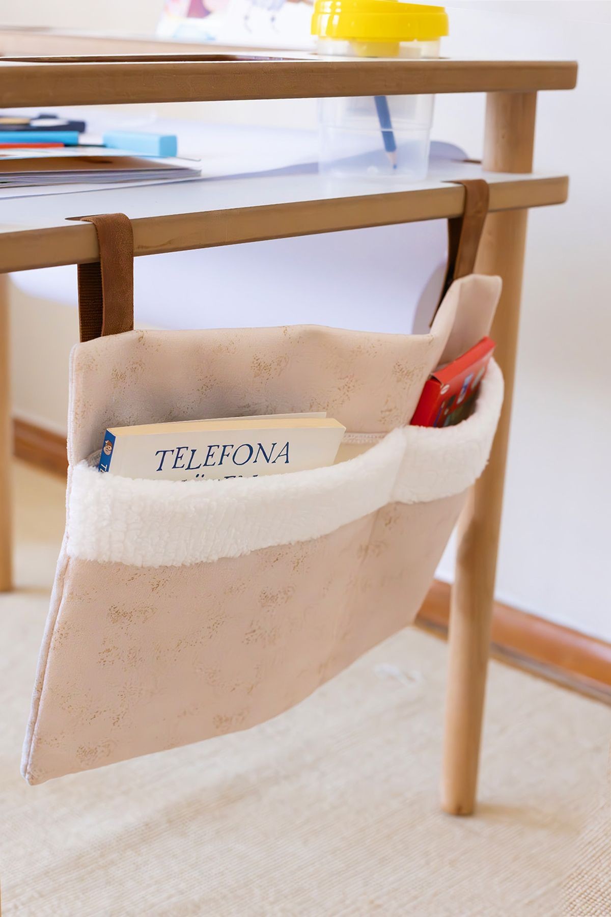 Bebek Askılı Organizer Solid Bej