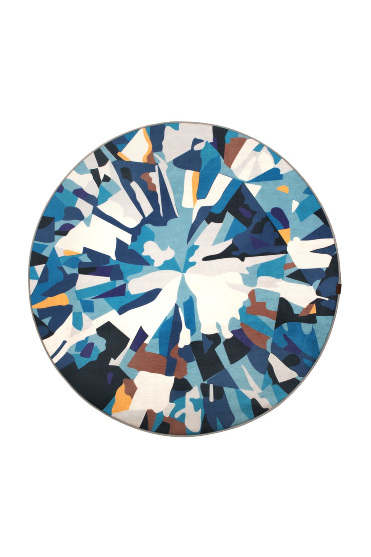 Jewel Yuvarlak Halı  Dekoratif Banyo Paspası 125x125 cm