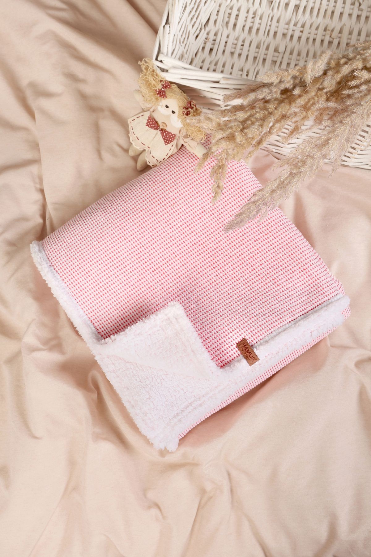 Pouf Bebek BATTANiYE 100x120 cm Alize Pembe