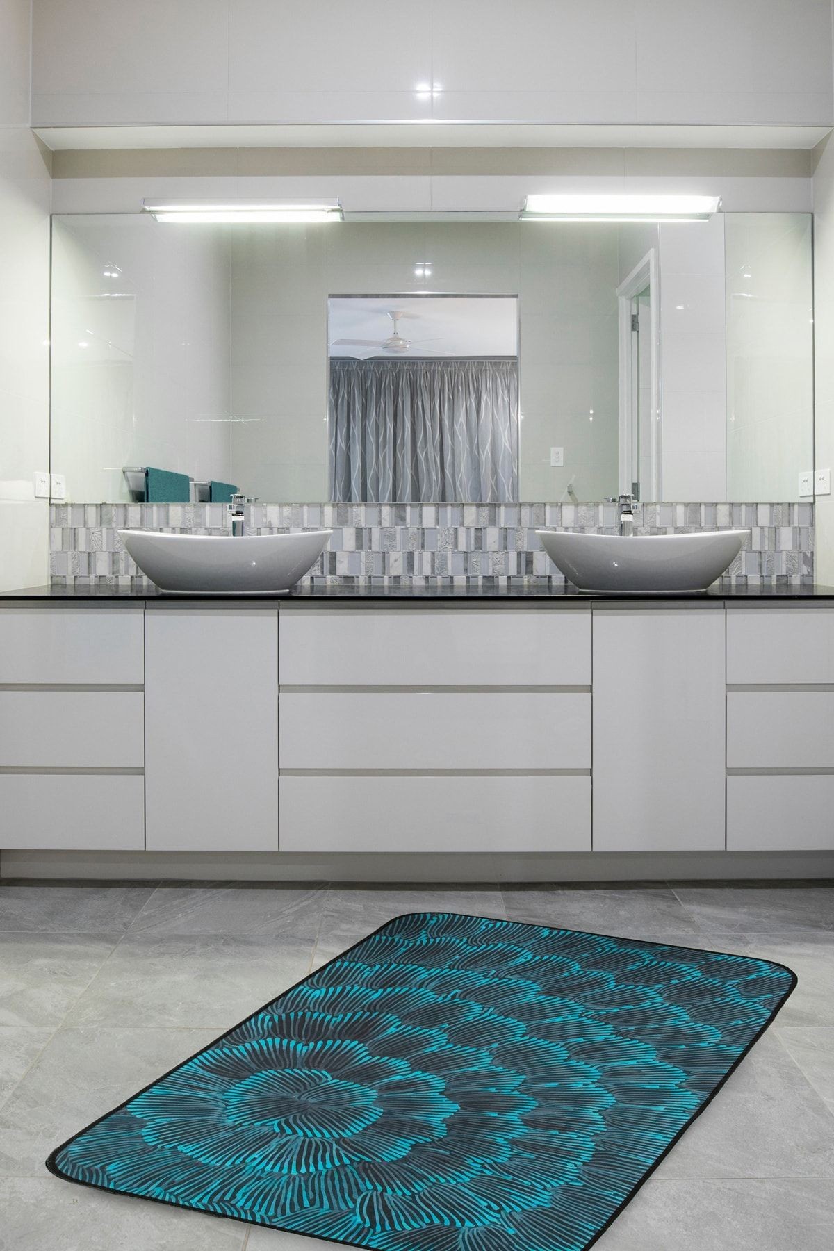 Nius 75x125 Cm Banyo Paspası Kaymaz Taban Banyo Halısı