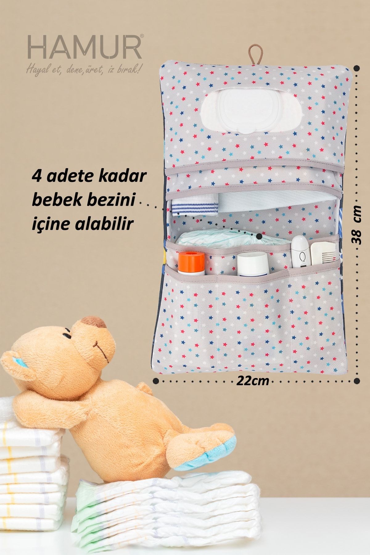 Anne Bebek Bakım Çantası Yenidoğan Alt Açma Değiştirme Düzenleyici Çantası Organizer Space