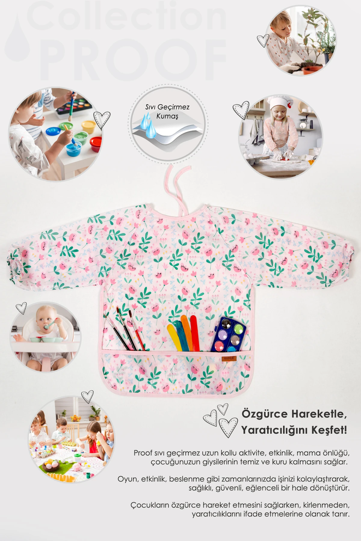 Proof Uzun Kollu Onluk Flowy  6-24 Ay