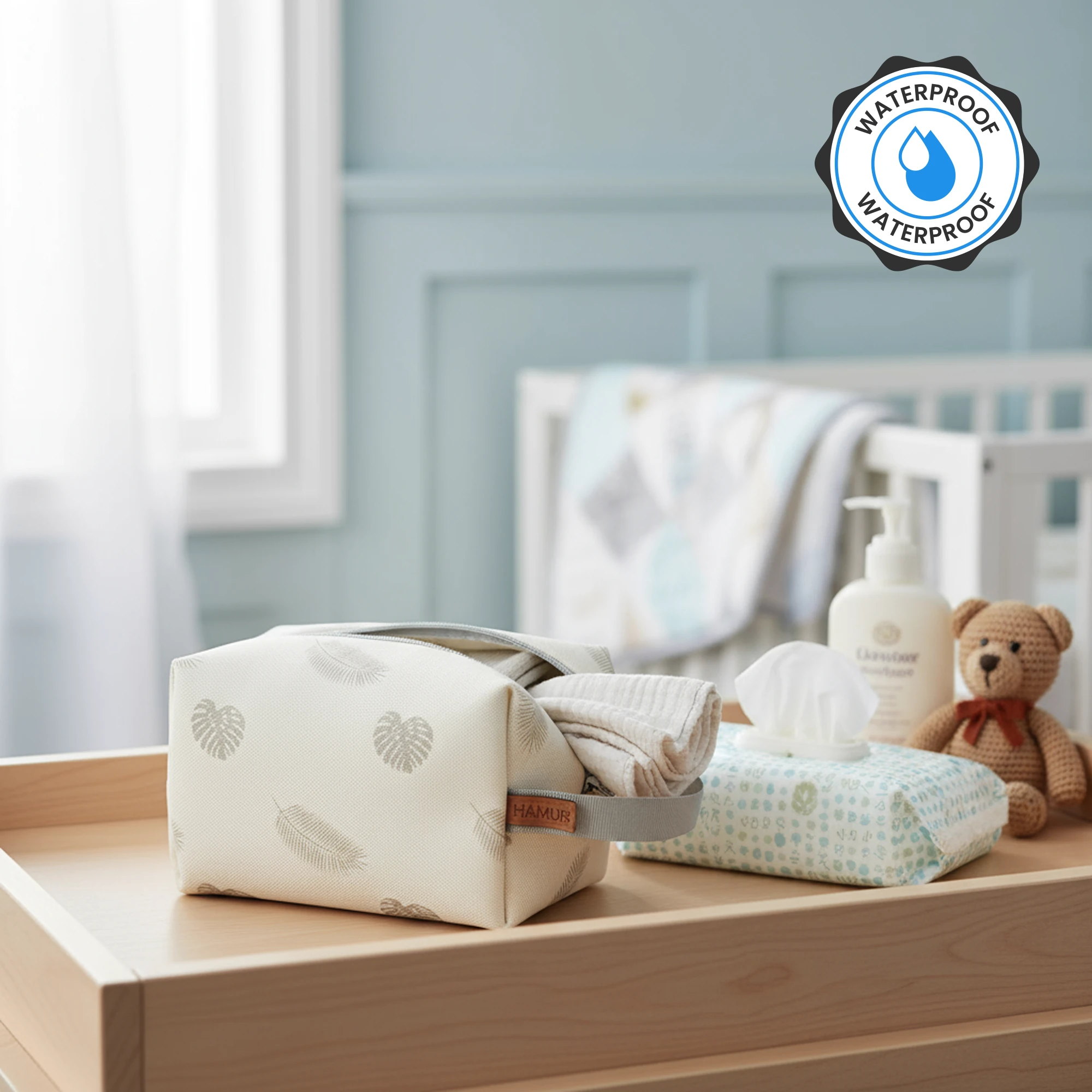 Kirli Temiz Islak Kuru Bebek Kıyafet Çok Amaçlı Makyaj Çantası Melis