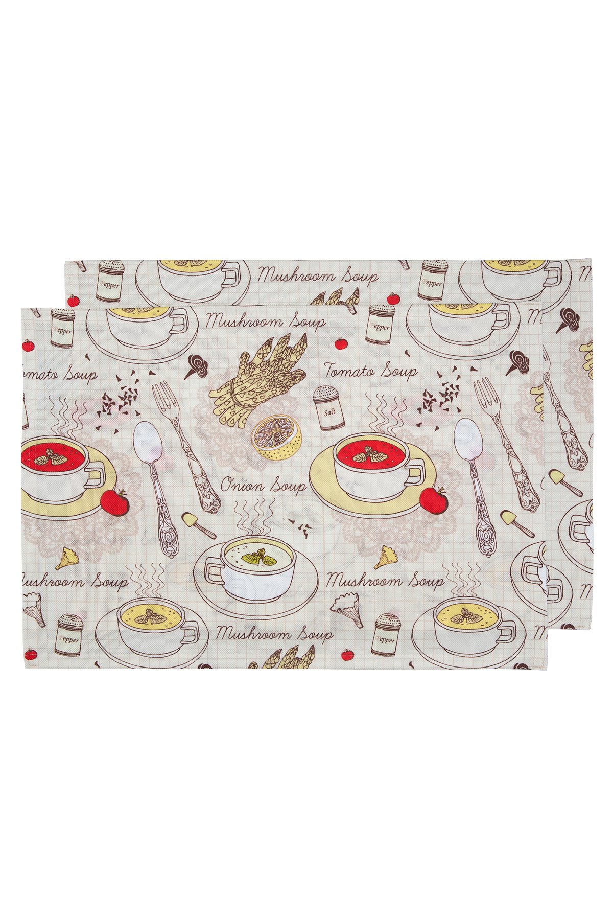 Amerikan Servis 2li 34x50 cm Mf-128 Bej