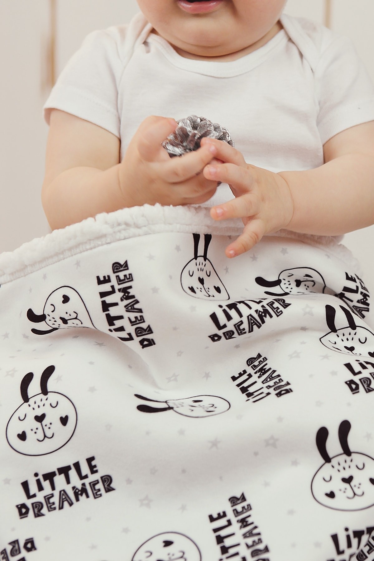 Fluffy Bebek Battaniyesi 80x100 Cm Little