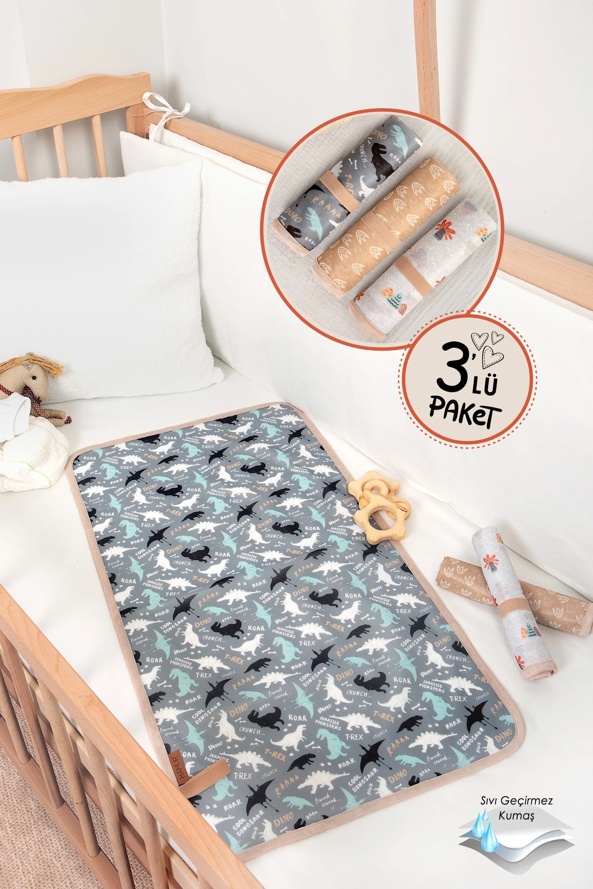 PROOF ALT AÇMA ÖRTÜSÜ 47x74 CM 3'LÜ BEJ GRUP