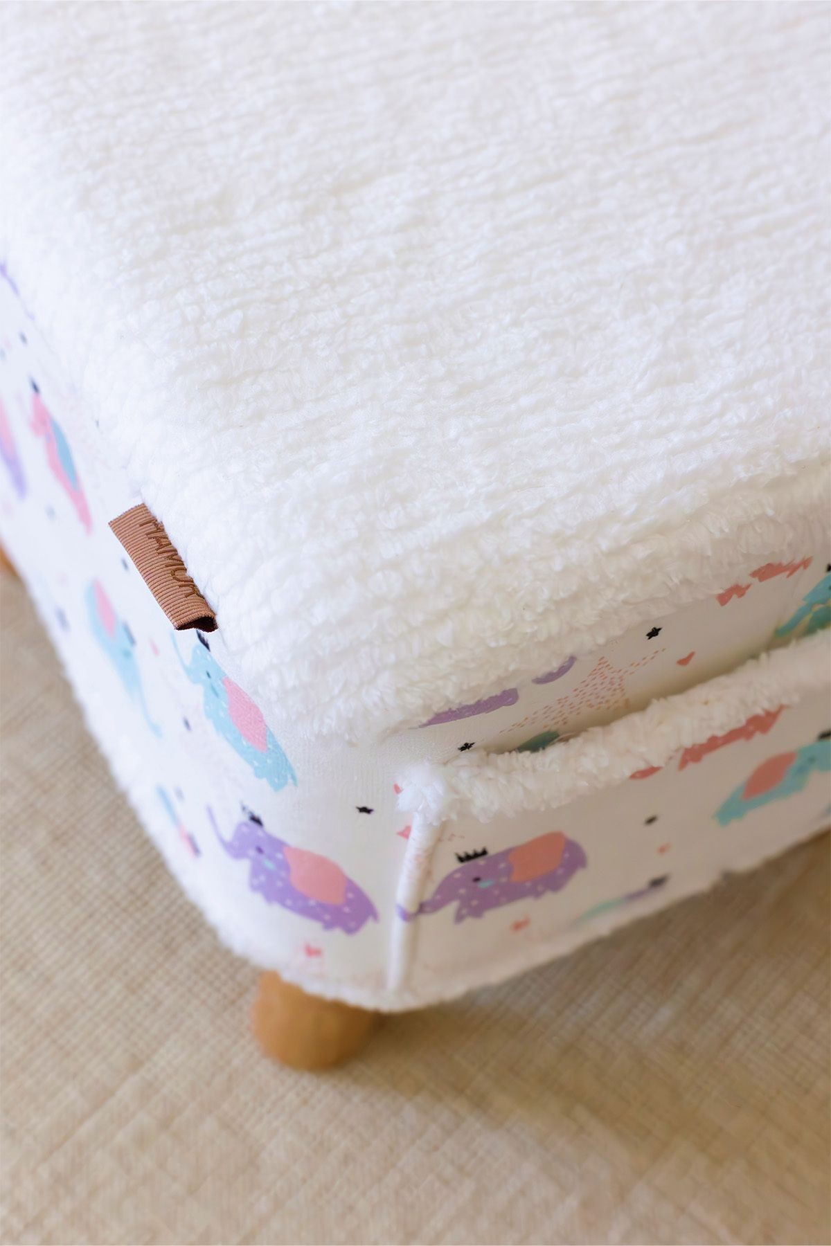 Dekoratif Puf/Tabure Cepli Kids Elephant