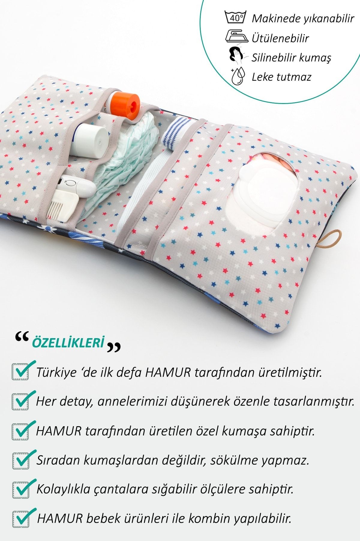 Anne Bebek Bakım Çantası Yenidoğan Alt Açma Değiştirme Düzenleyici Çantası Organizer Space