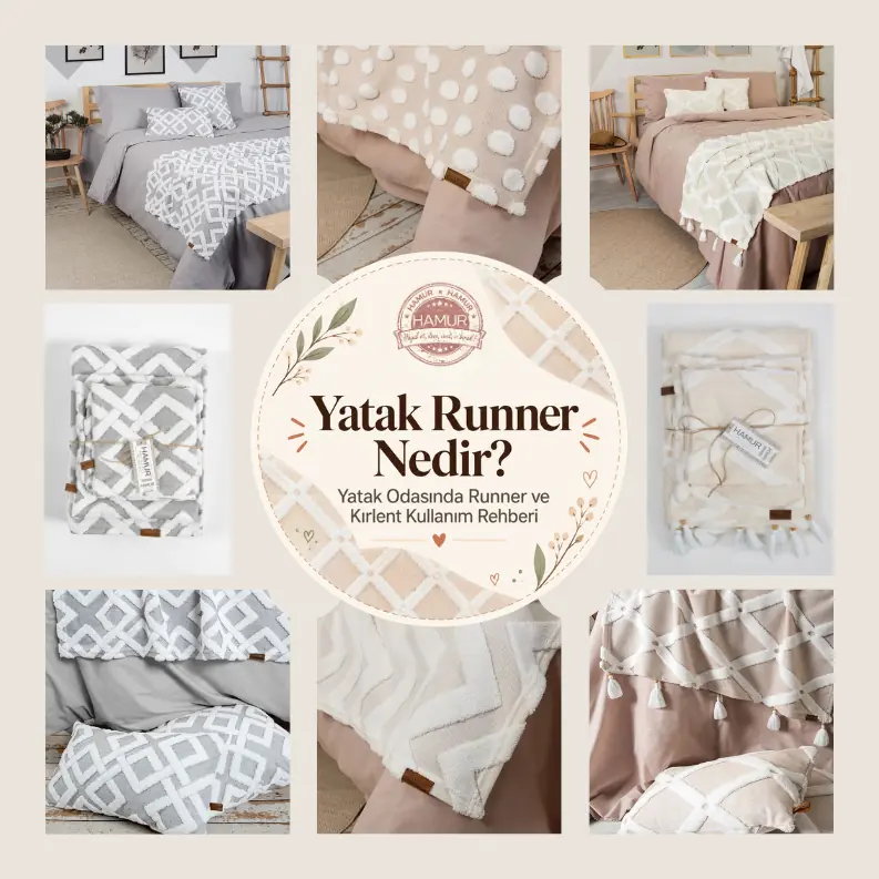Yatak runner nedir? Yatak odasında runner ve kırlent kullanım rehberi