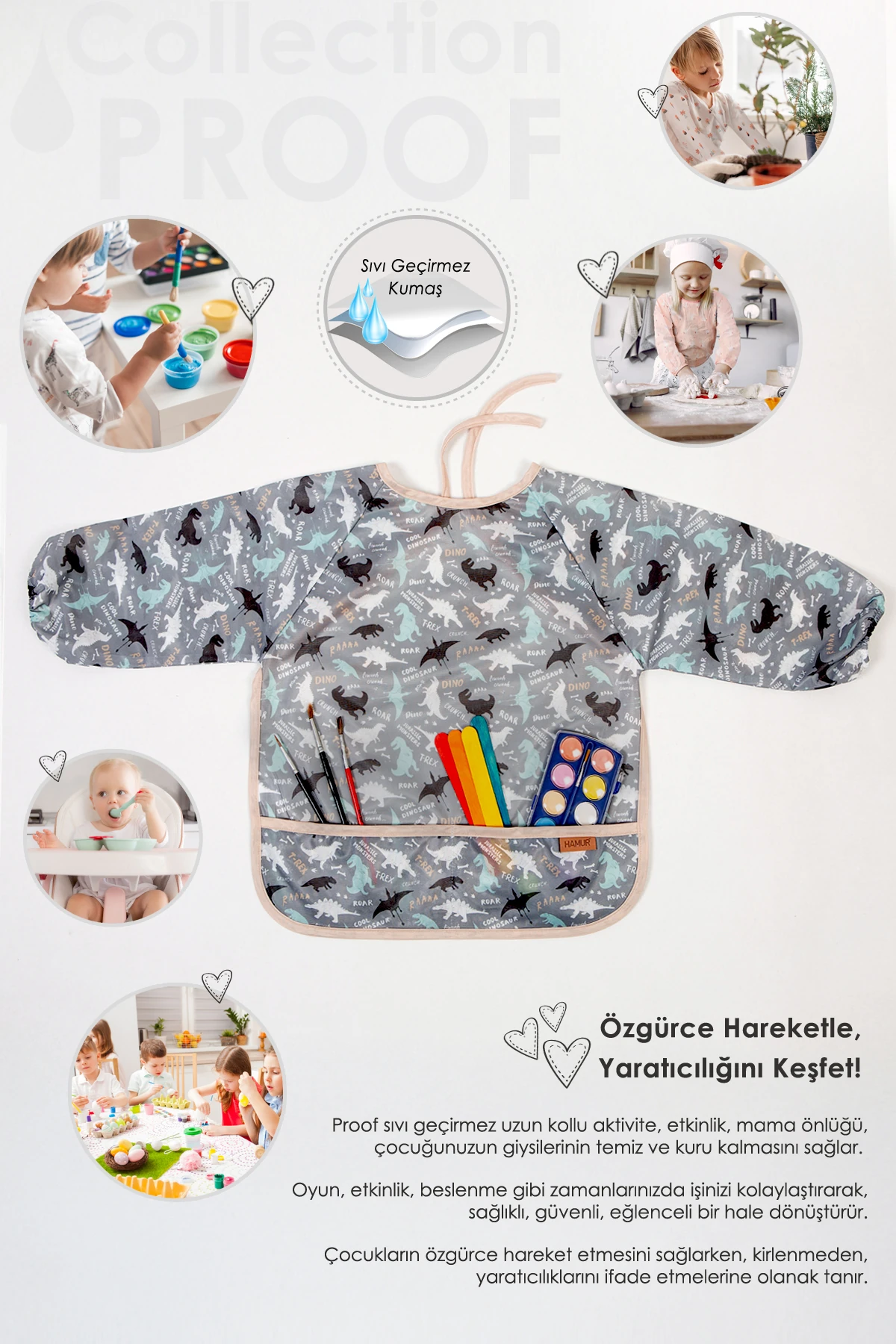 Proof Uzun Kollu Onluk Junior 6-24 Ay