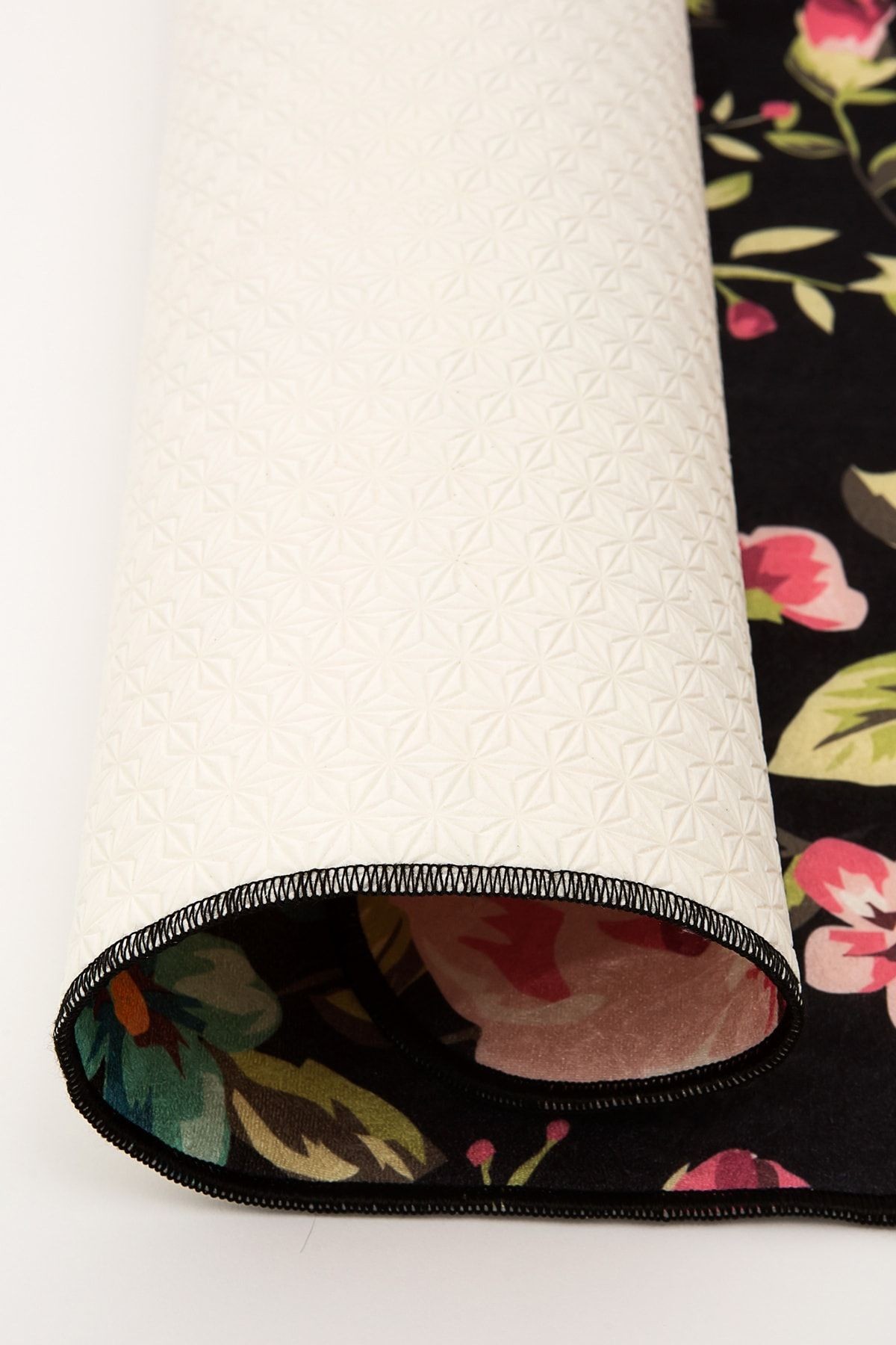 Floral 75x125 Cm Banyo Paspası Kaymaz Taban Banyo Halısı