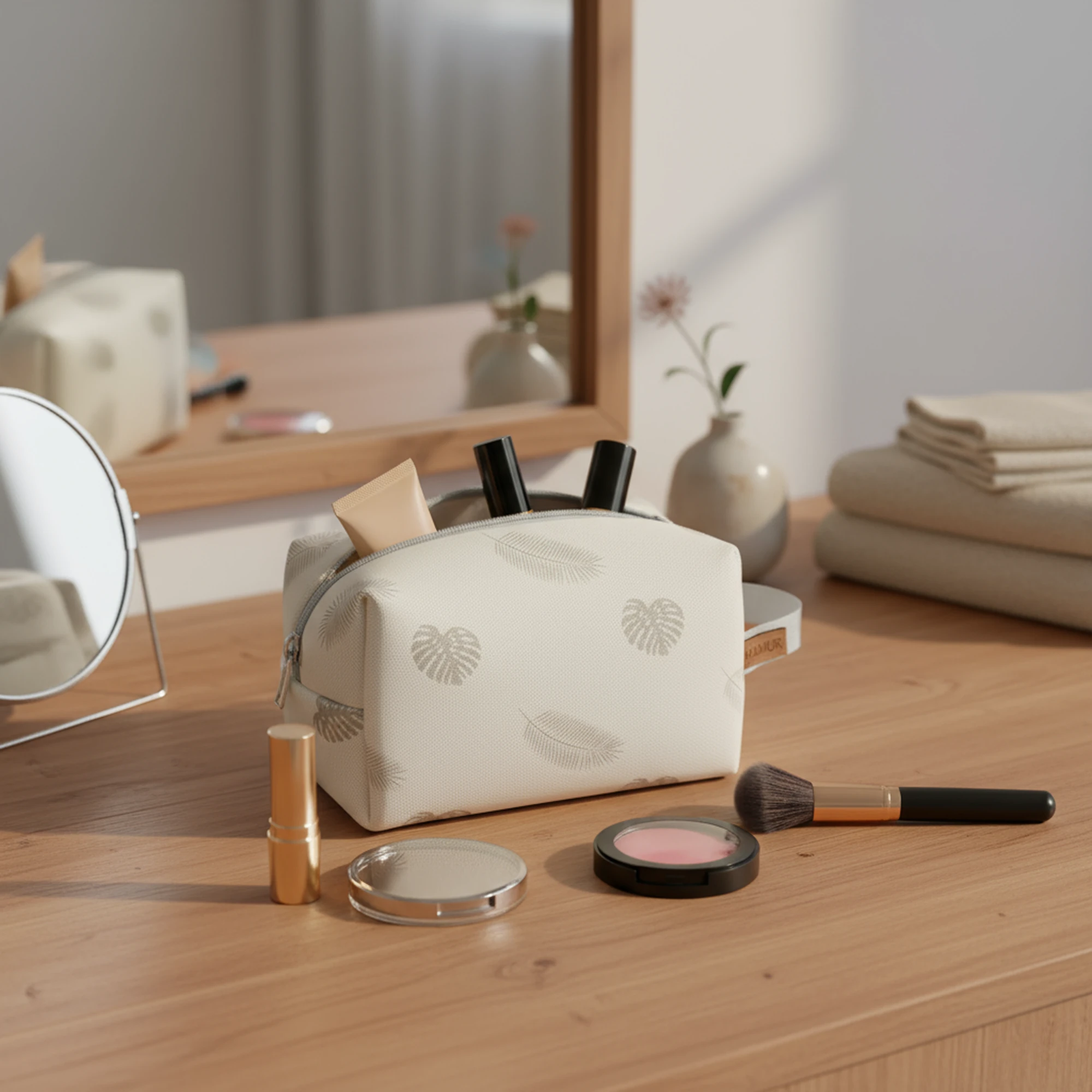 Kirli Temiz Islak Kuru Bebek Kıyafet Çok Amaçlı Makyaj Çantası Melis