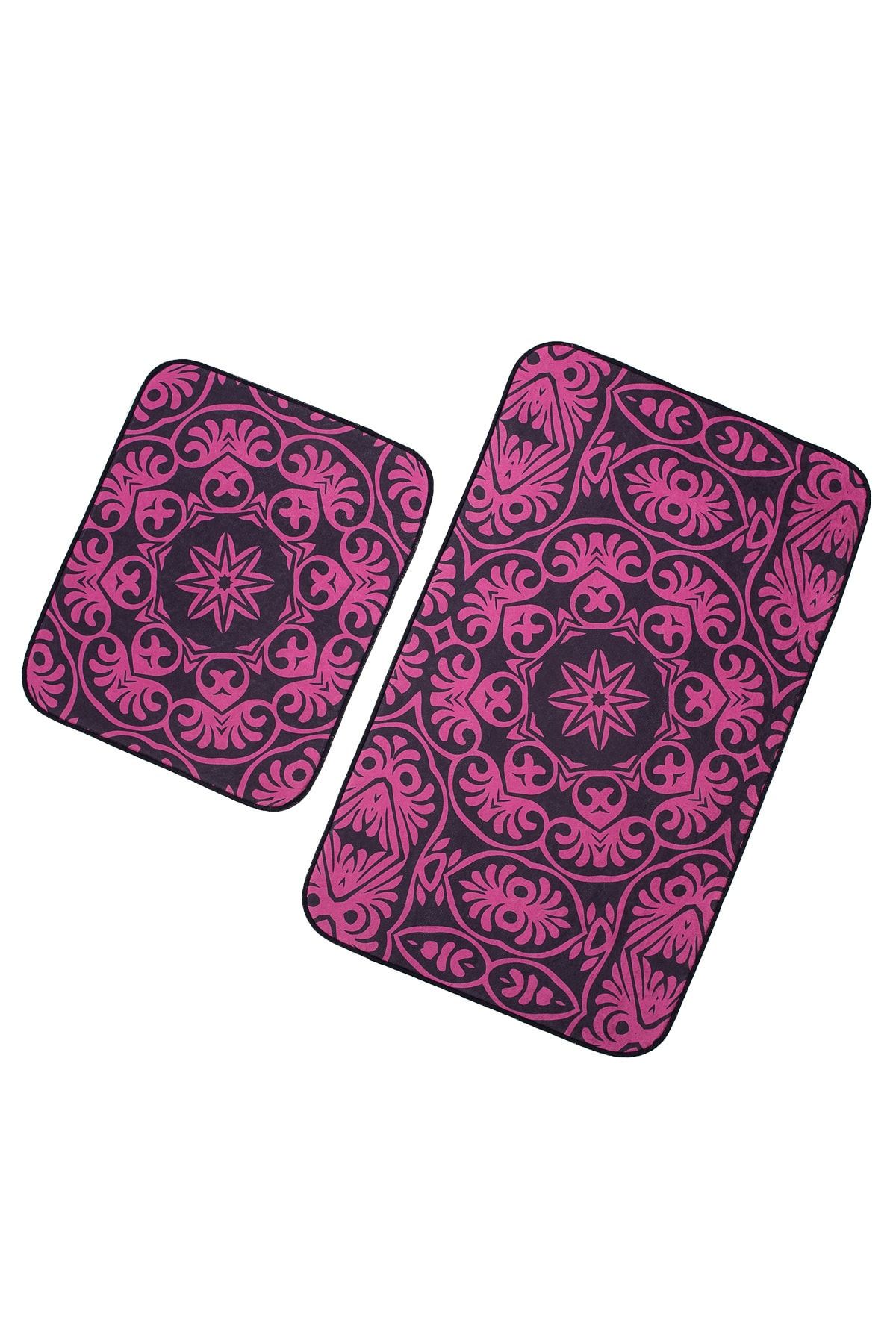 Batik 2 'li Set Banyo Paspası Kaymaz Taban Banyo Halısı