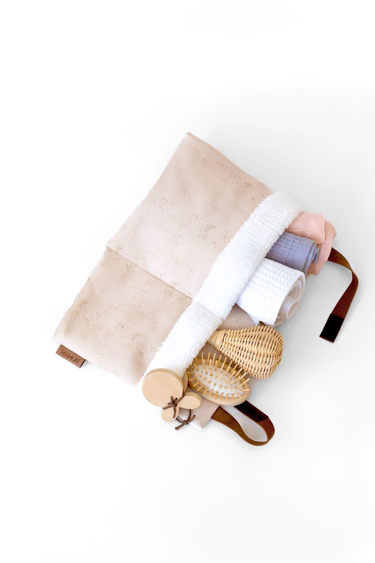Bebek Askılı Organizer Solid Bej