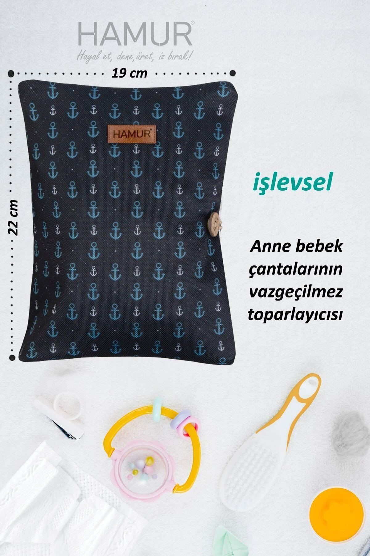 Anne Bebek Bakım Çantası Yenidoğan Alt Açma Değiştirme Düzenleyici Çantası Organizer Anchor