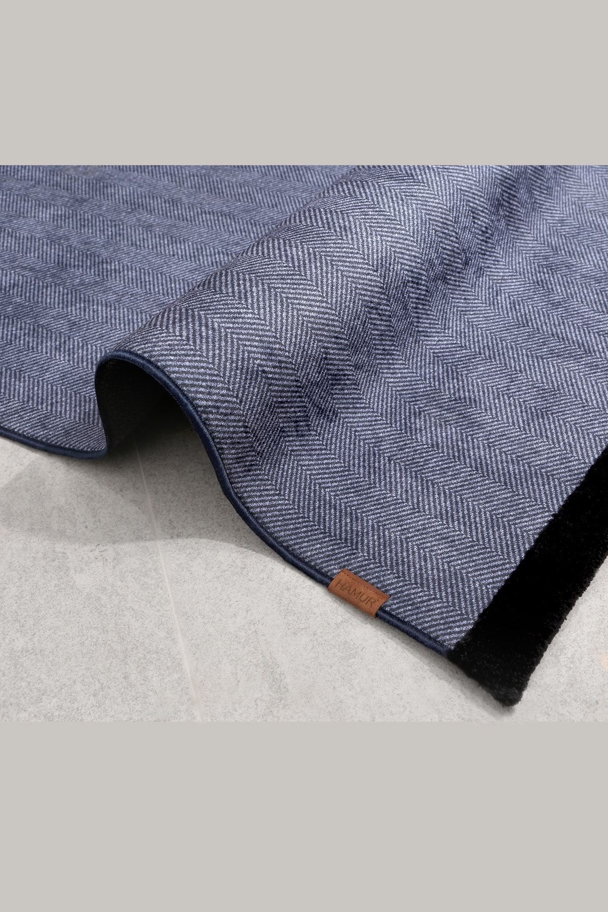 Native Kaymaz Taban Kilim Salon Halısı Mutfak Halısı Koridor Halısı Fabric Denim