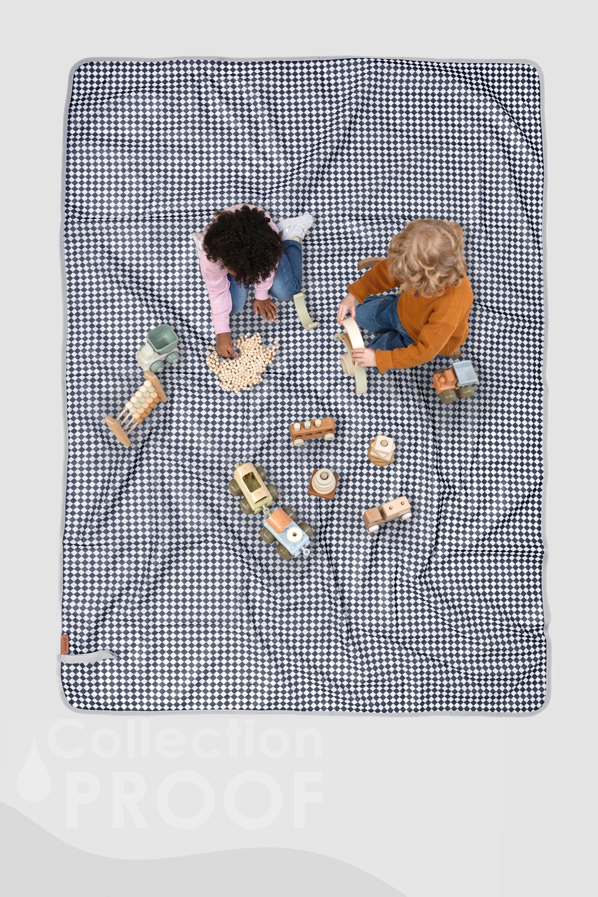 Proof Etkinlik Ortusu Dama Denim 100x140 cm