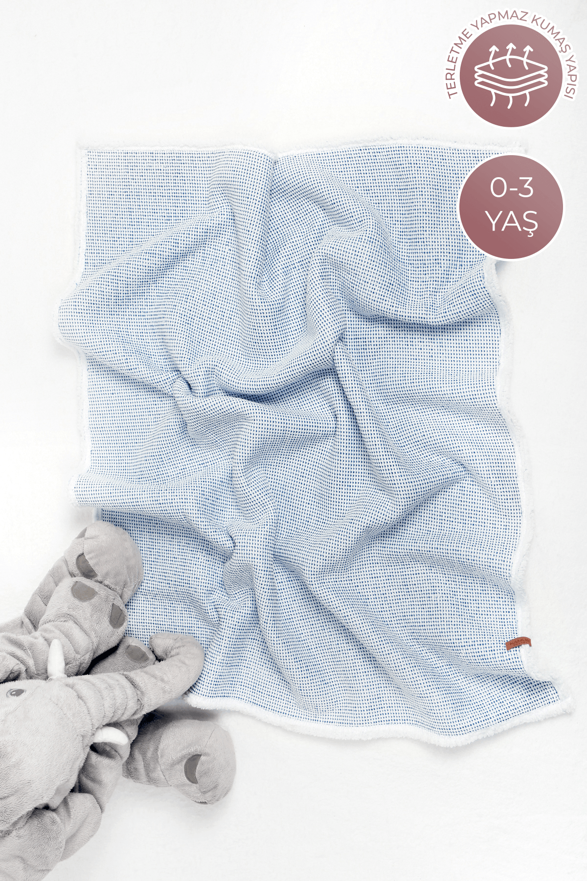 Pouf Bebek BATTANiYE 100x120 cm Alize Mavi