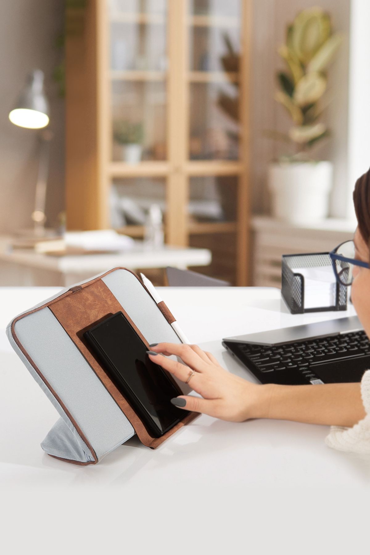Mousepad Bilek Destekli Ped/Yastık Gri