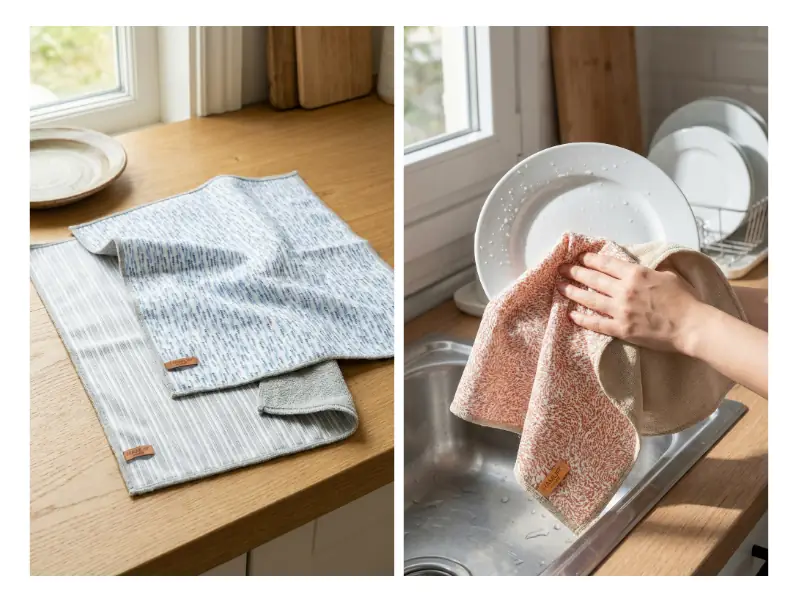 HAMUR mikrofiber mutfak havlusu ve kurulama bezleri