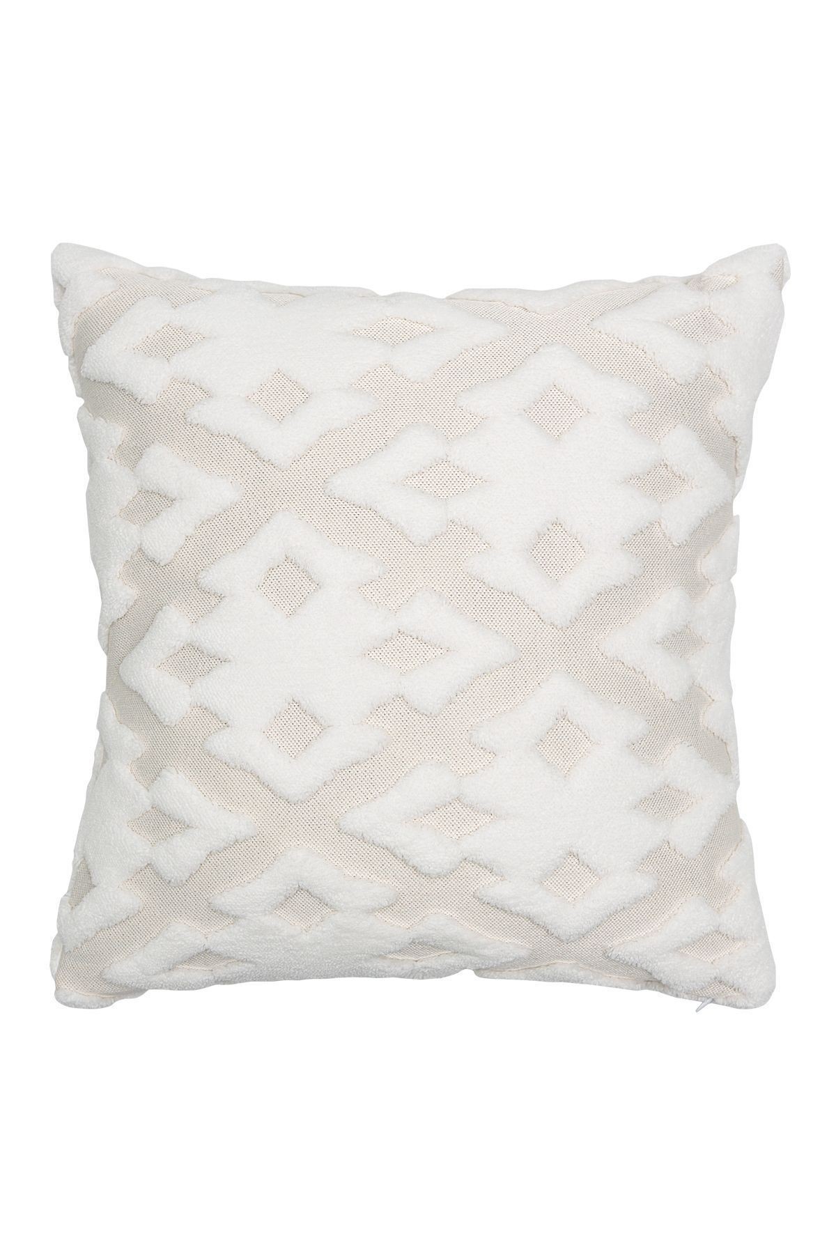 Bohem Punch Kırlent Kılıfı Maldive Krem - 43x43 cm
