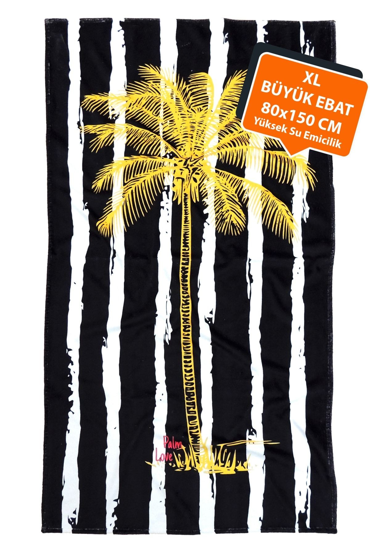 Plaj Havlusu Brush Palm Gold 80x150 cm E43pr0650015hm