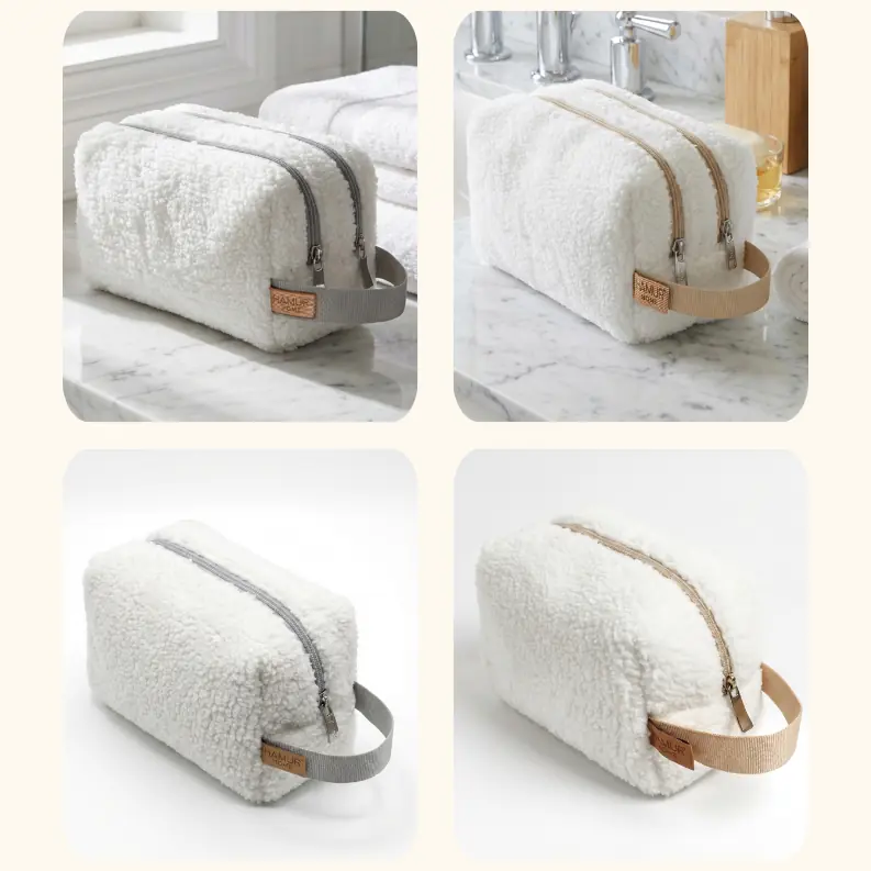 HAMUR Fluffy fermuarlı organizer çantası, bebek bakım çantasında küçük bakım ürünlerini ve kişisel eşyaları düzenli taşımaya yardımcı olur