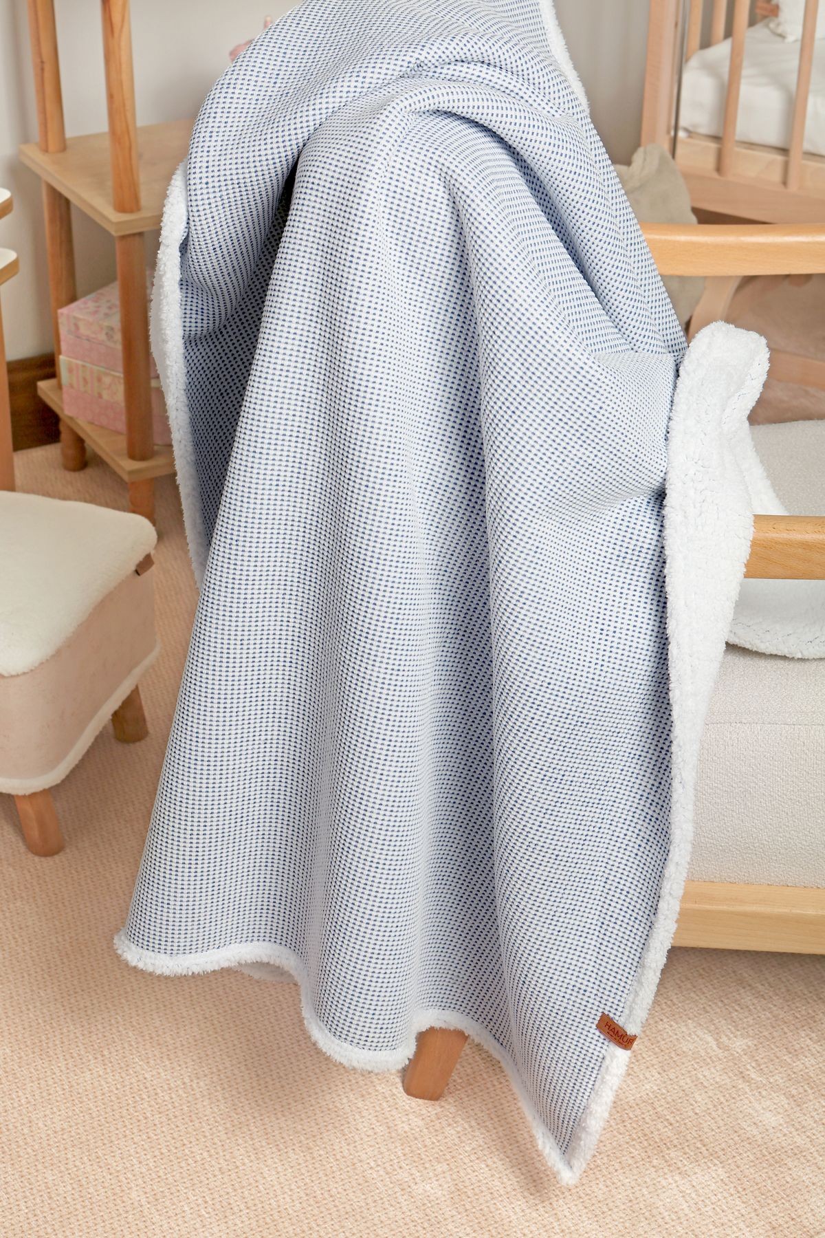 Pouf Bebek BATTANiYE 100x120 cm Alize Mavi