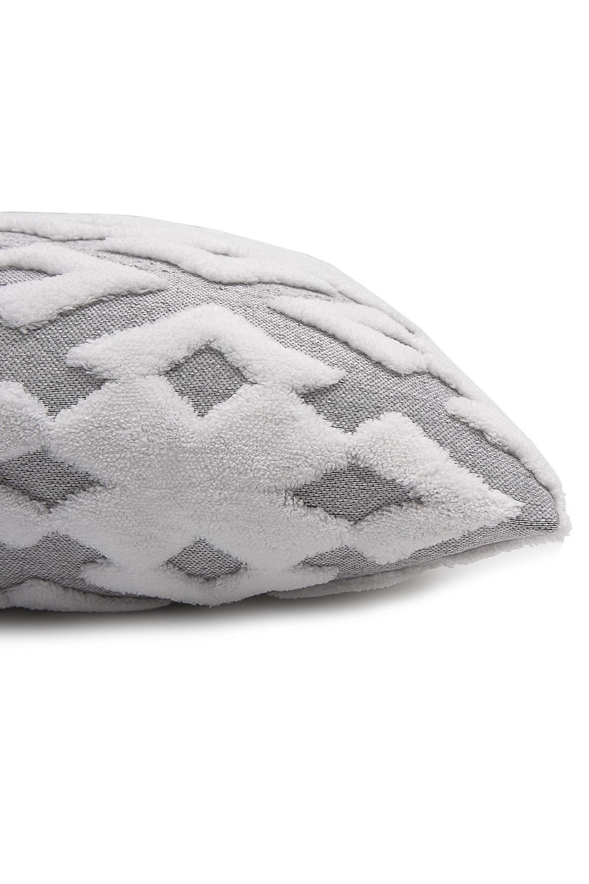 Bohem Punch Kırlent Kılıfı Maldive Gri - 43x43 cm