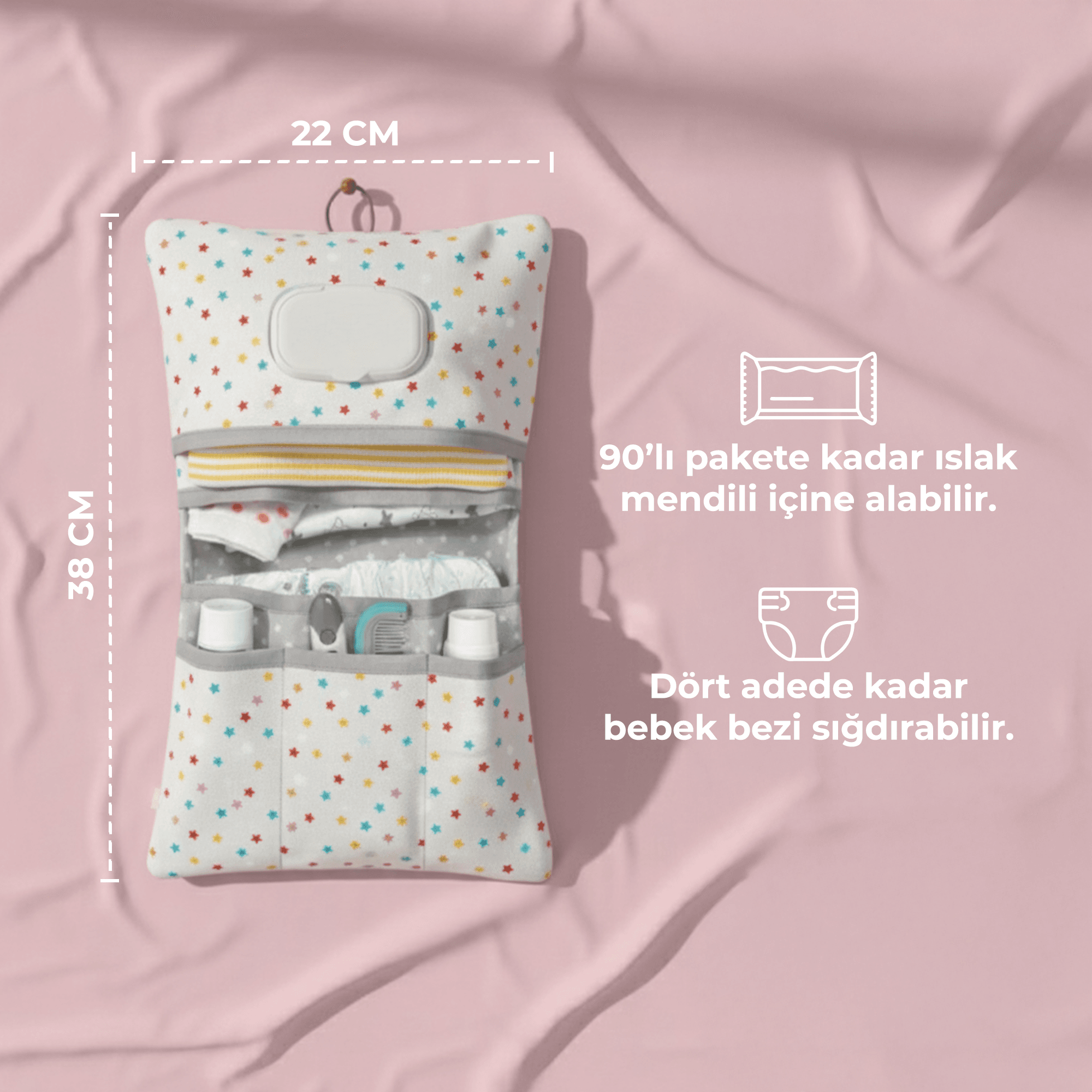 Bebek Bakım Çantası Organizer Yenidoğan Alt Açma Değiştirme Düzenleyici Çantası  Dream
