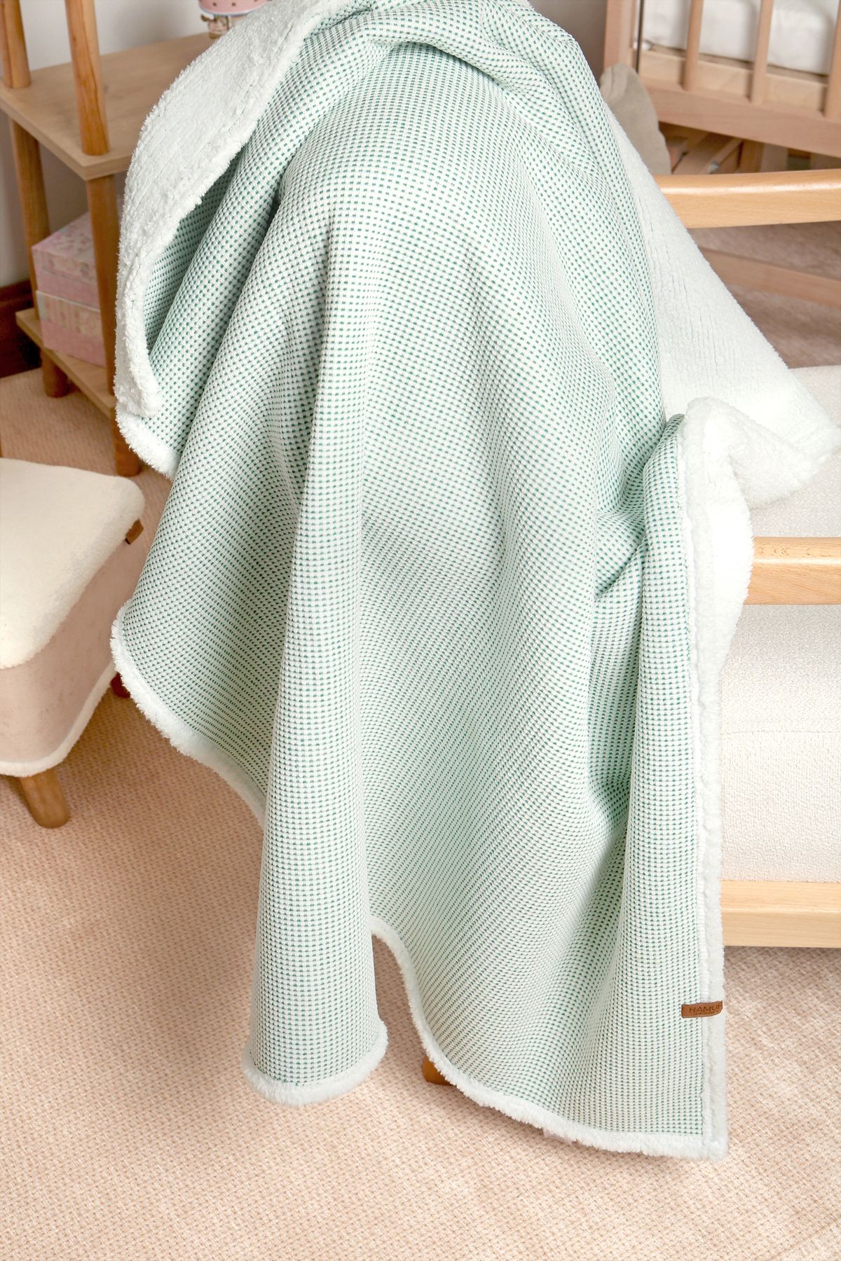Pouf Bebek BATTANiYE 80x100 cm Alize Yeşil