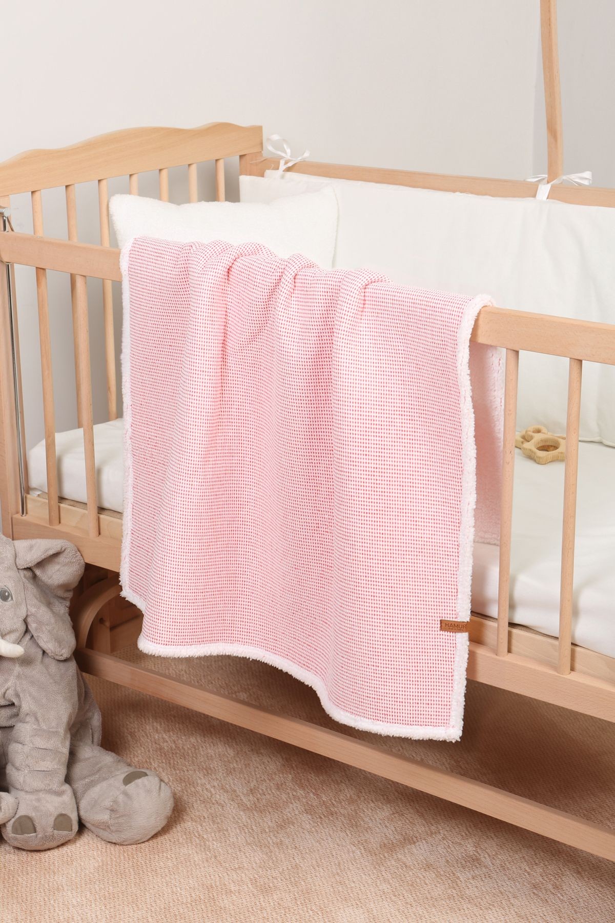 Pouf Bebek BATTANiYE 100x120 cm Alize Pembe