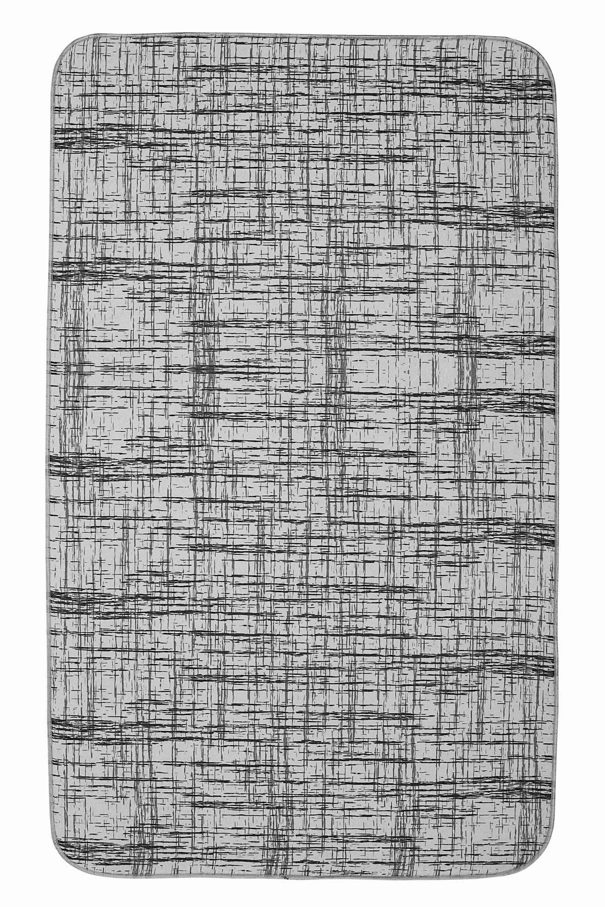 Braid 75x125 cm Banyo Paspası Kaymaz Taban Banyo Halısı