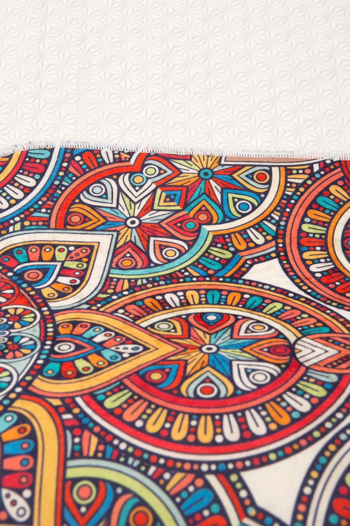 Mandala 2 'li Set Banyo Paspası Kaymaz Taban Banyo Halısı