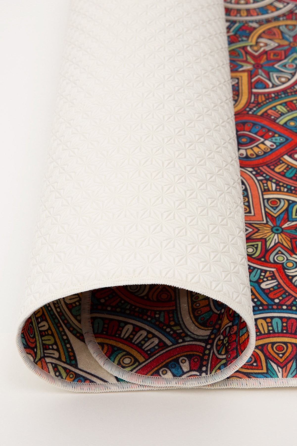Mandala 2 'li Set Banyo Paspası Kaymaz Taban Banyo Halısı