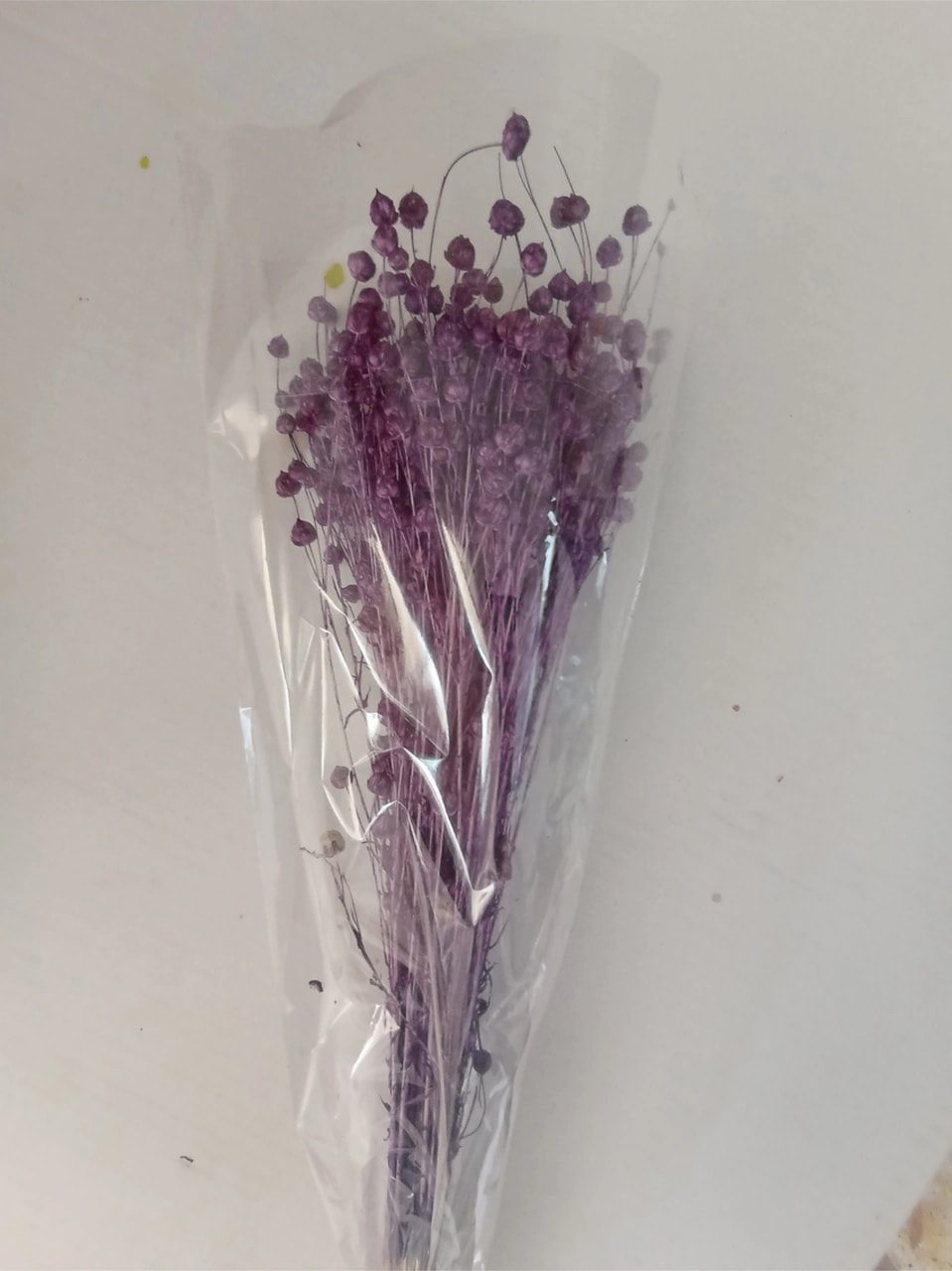 Esse Bahçe Kuru Çiçek (Luna) Keten Otu Demeti Mor