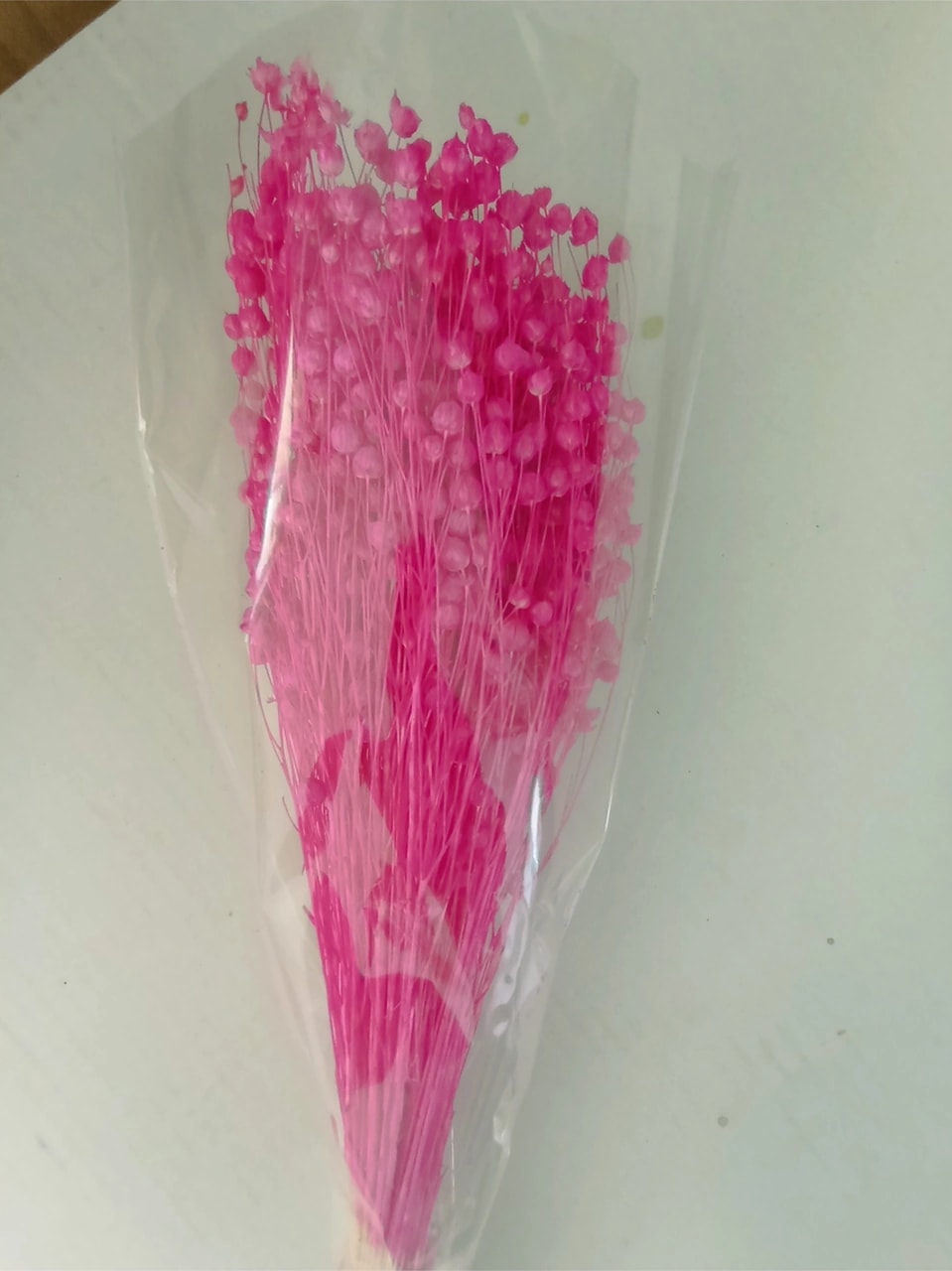 Esse Bahçe Kuru Çiçek (Luna) Keten Otu Demeti Pembe