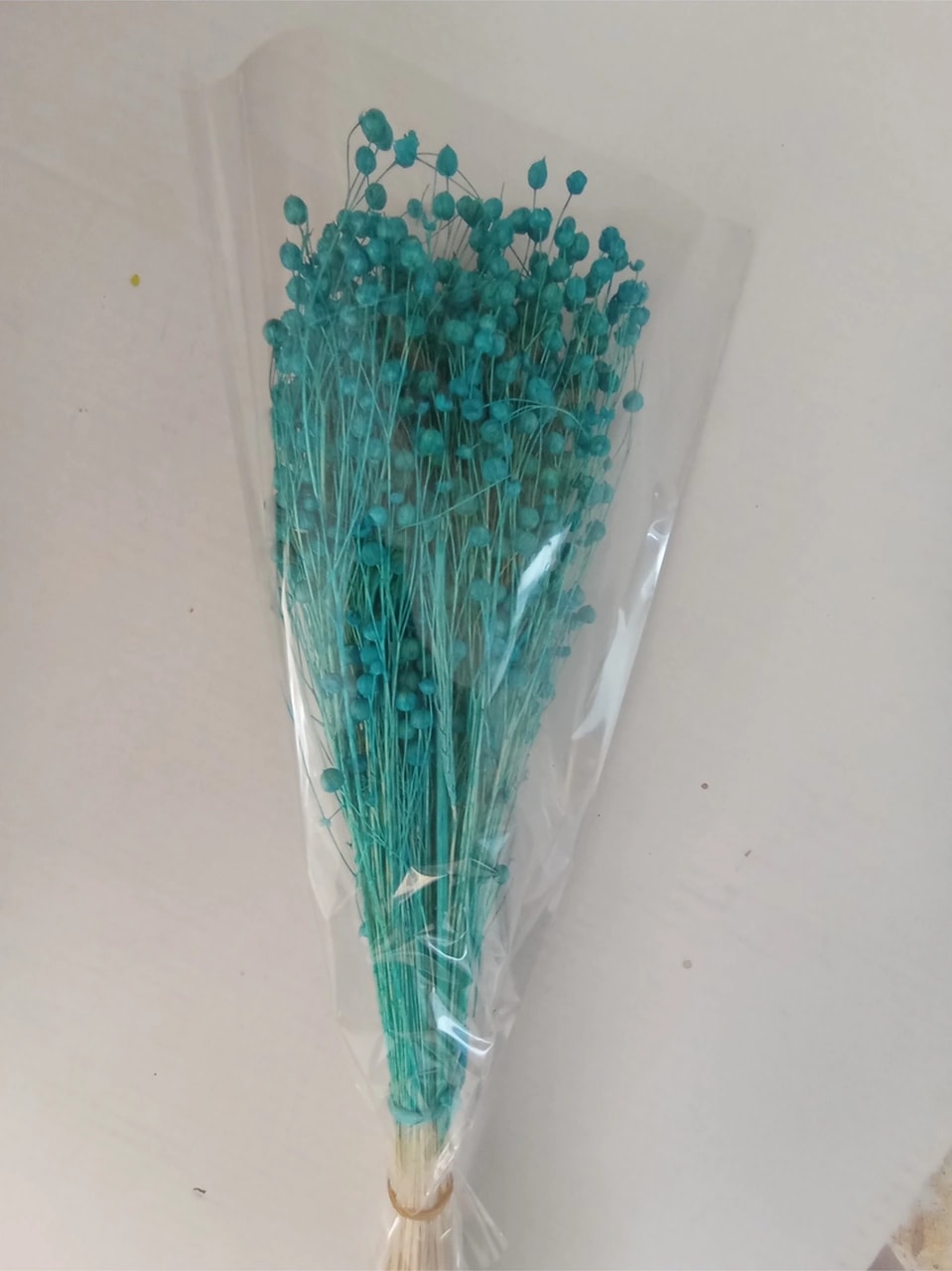 Esse Bahçe Kuru Çiçek (Luna) Keten Otu Demeti Mavi