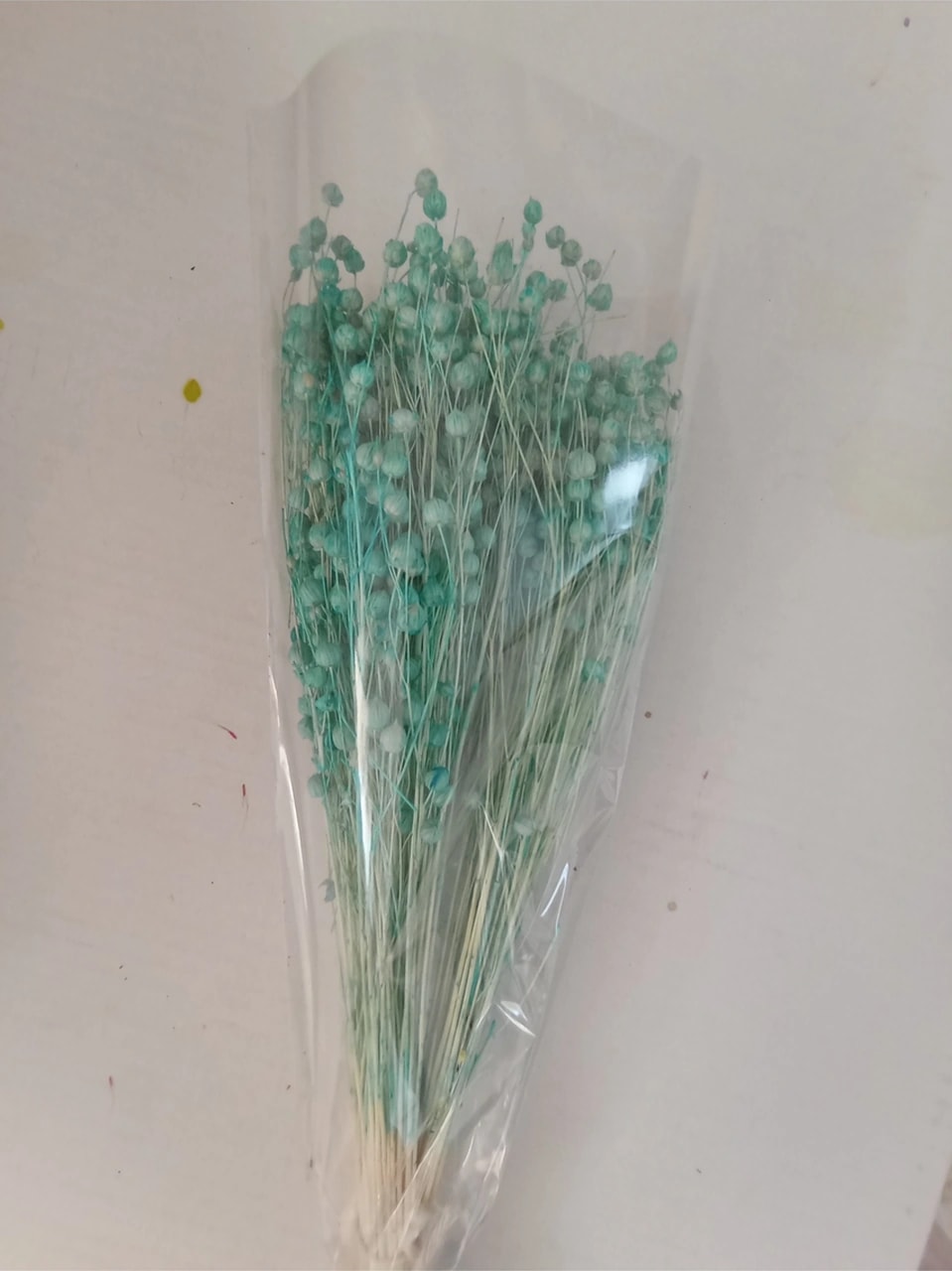 Esse Bahçe Kuru Çiçek (Luna) Keten Otu Demeti Turkuaz