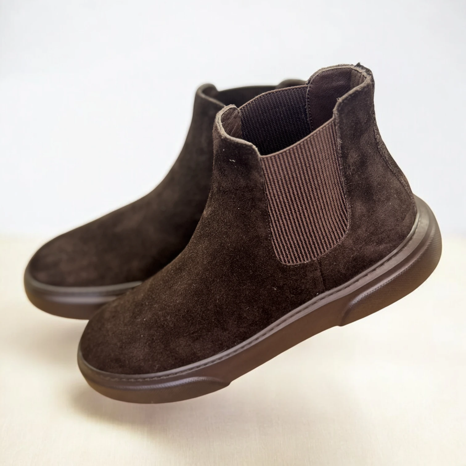 STEPMI HAKİKİ DERİ KAHVERENGİ SÜET BOT