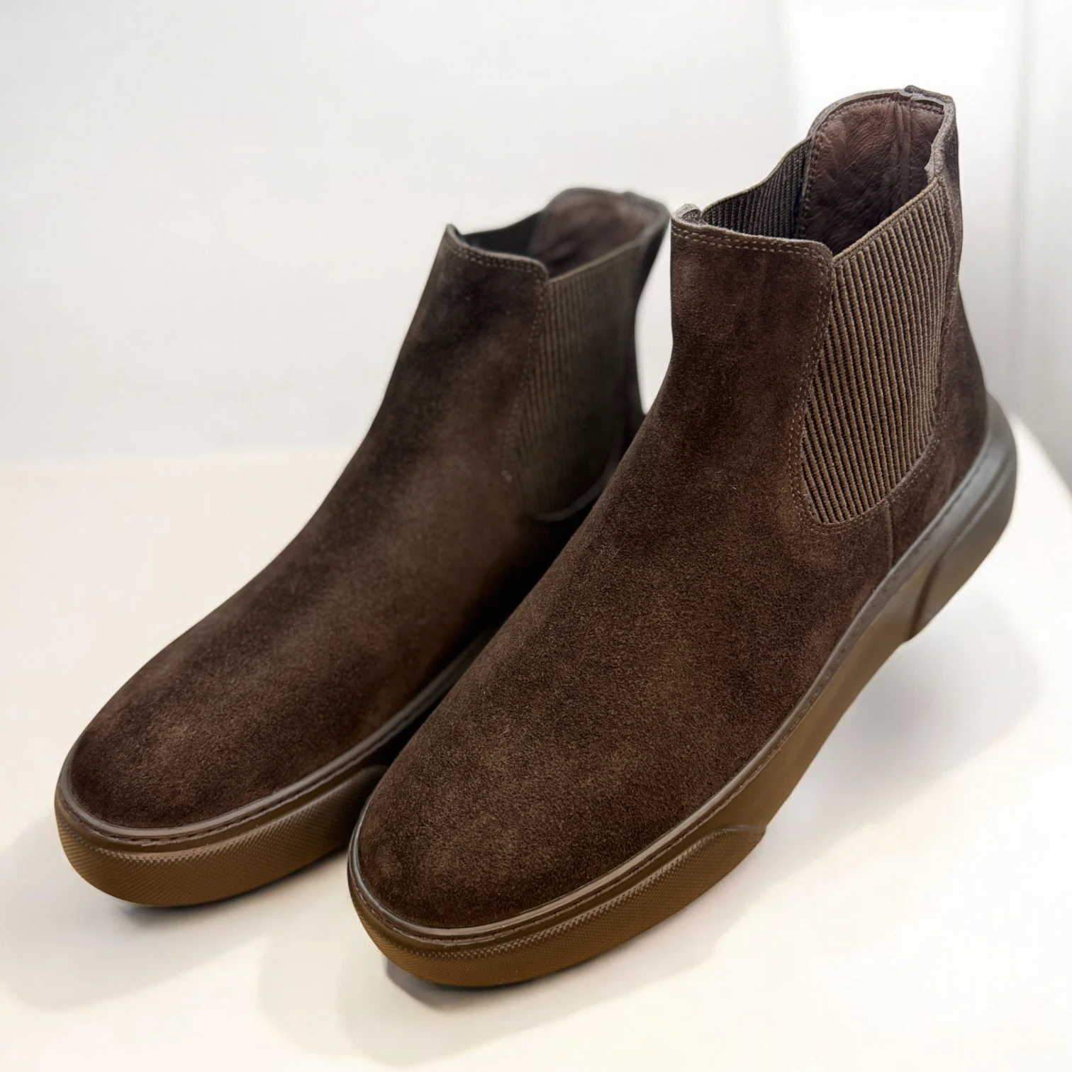 STEPMI HAKİKİ DERİ KAHVERENGİ SÜET BOT