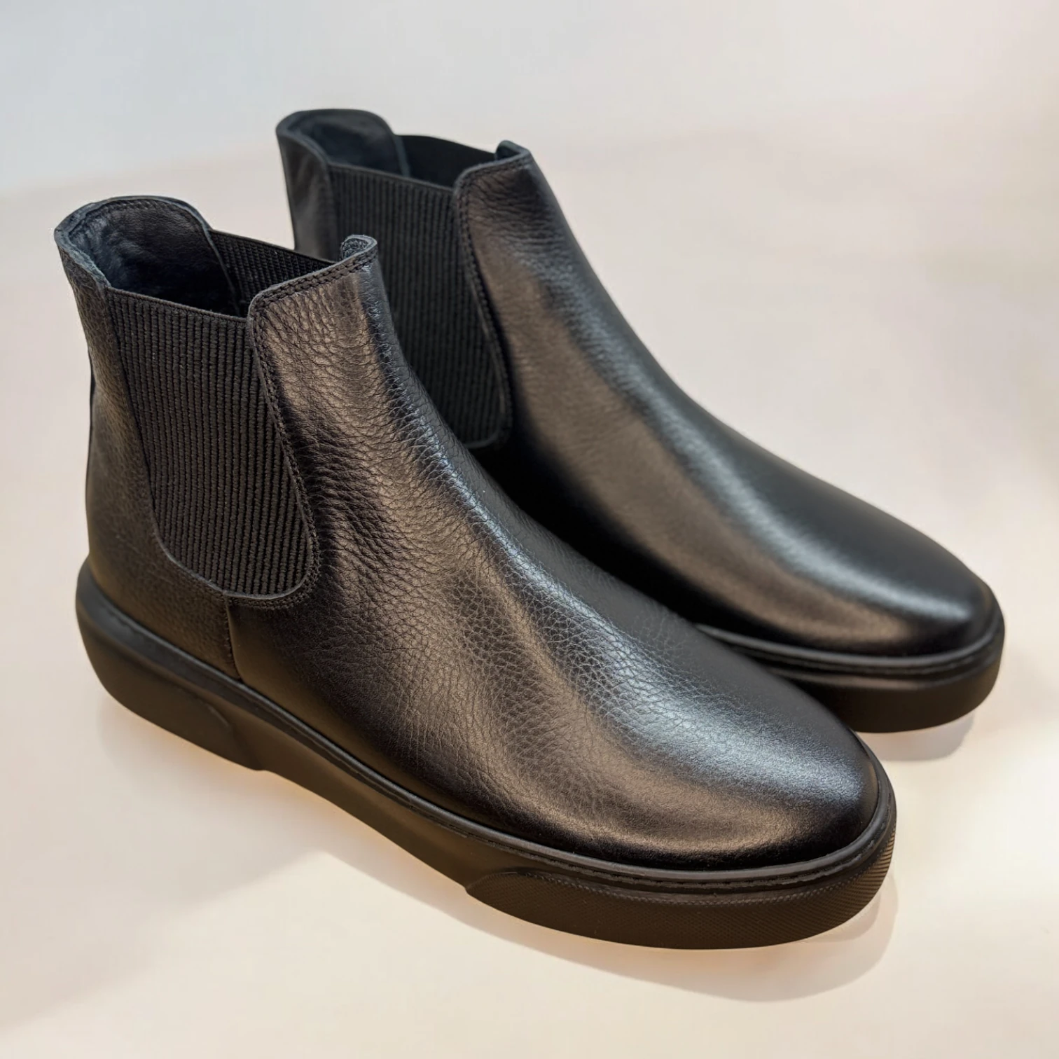 STEPMI HAKİKİ DERİ SİYAH BOT